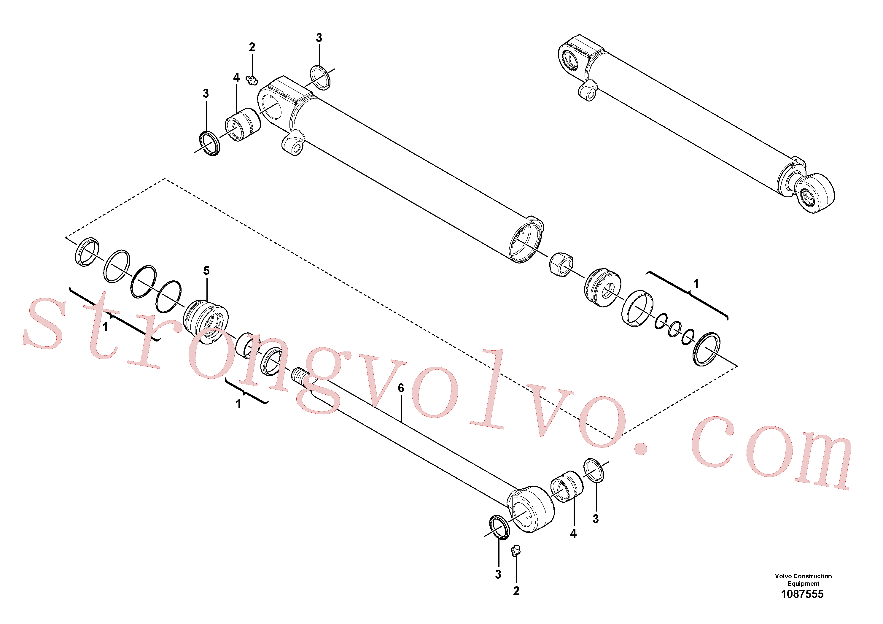 Volvo VOE17488674 Biela Volvo Acessórios para escavadeira