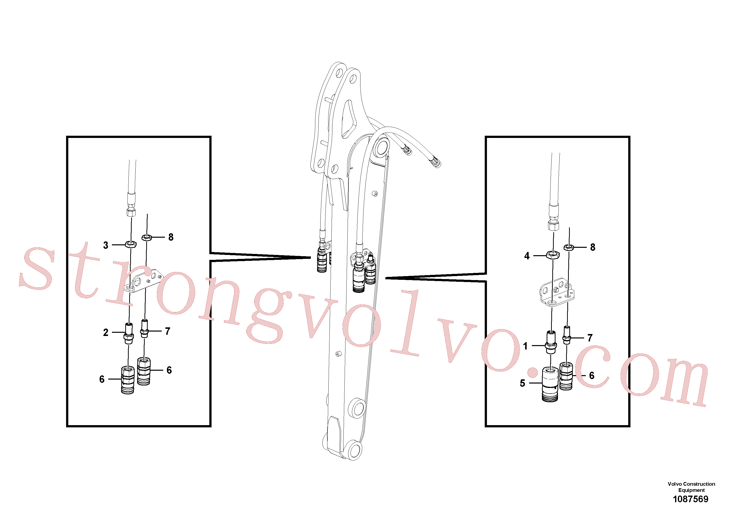 Volvo Montagem VOE15623131 Válvula Acessórios