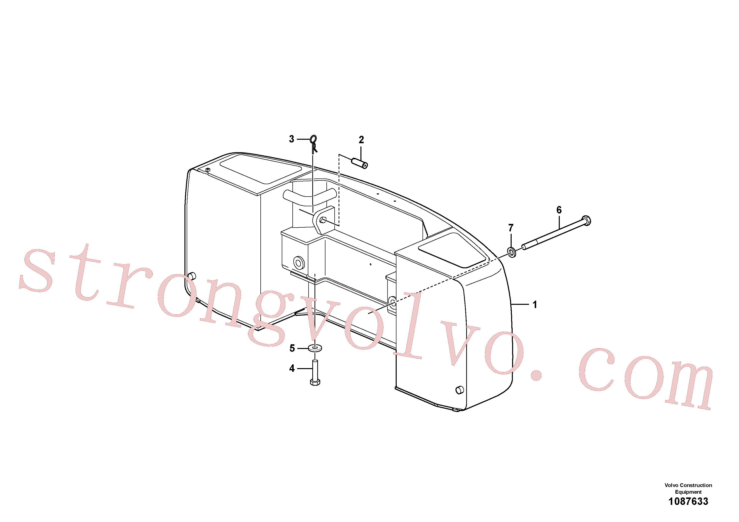 SA9326-26000 Volvo Contrapesos(1087633 Montagem)