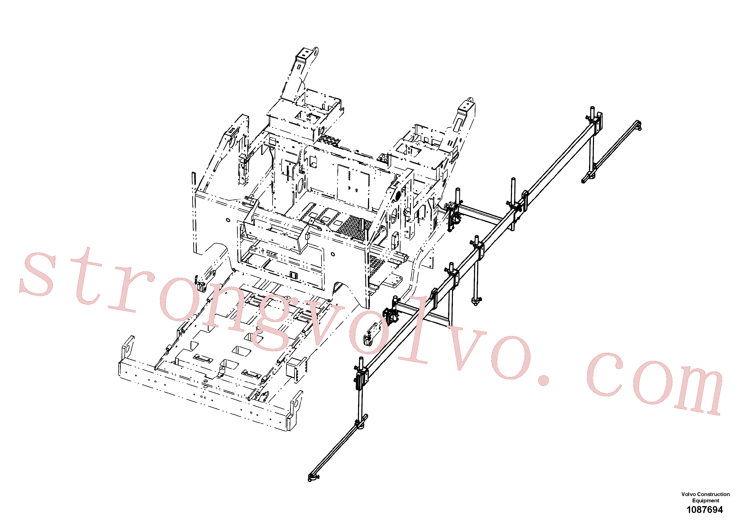 RM80863186 Electric Big Ski Inscreva-se para Volvo Acessórios para escavadeira