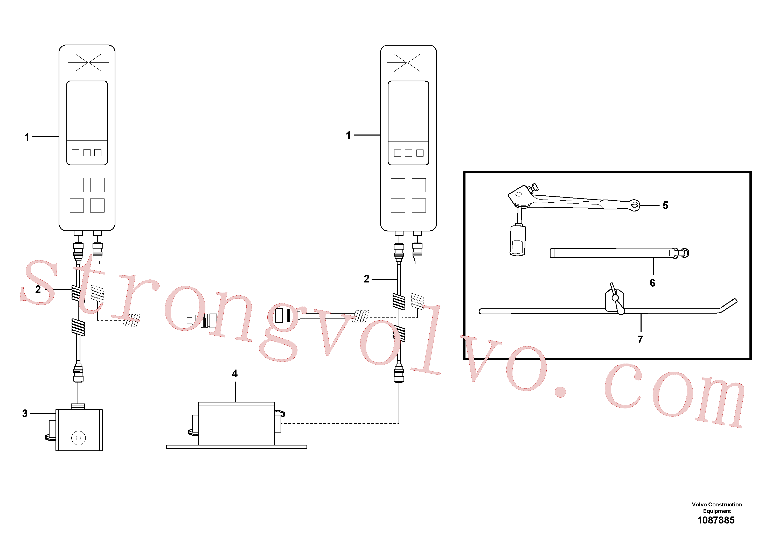 Volvo VOE12769697 Sensor Volvo Acessórios para escavadeira