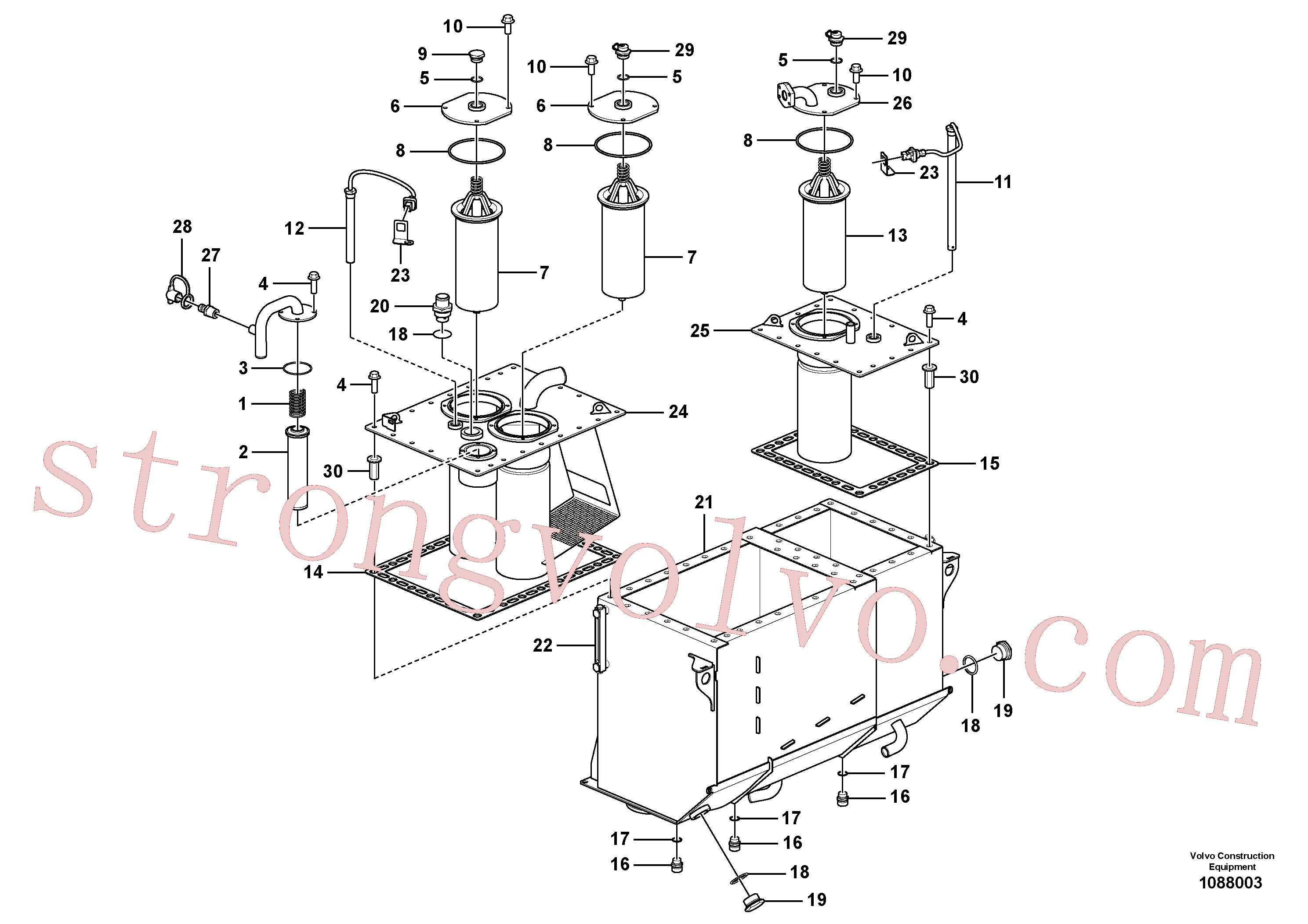 VOE16619220 Capô Volvo escavadeira