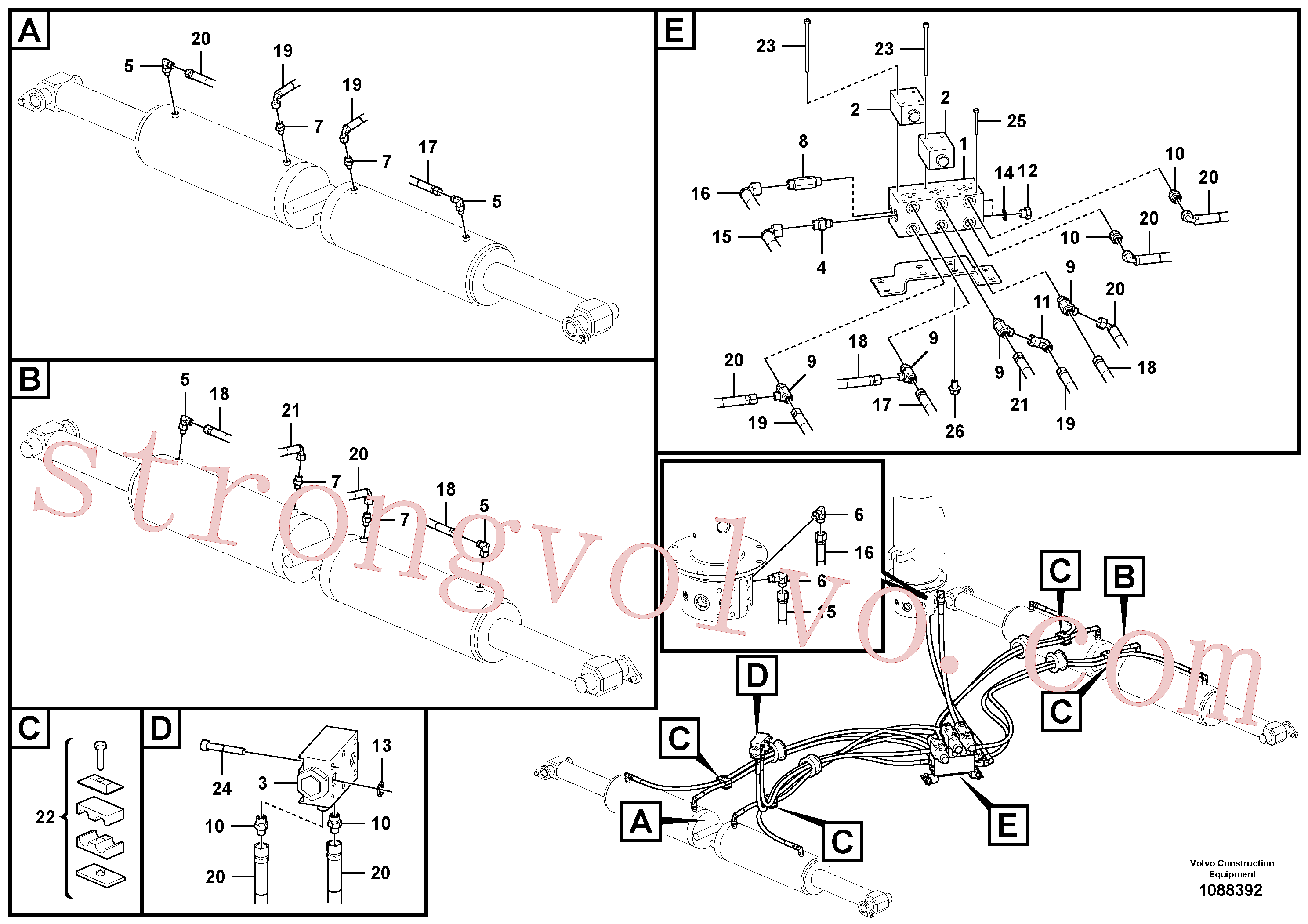 VOE15185968 Volvo(1088392 Montagem)
