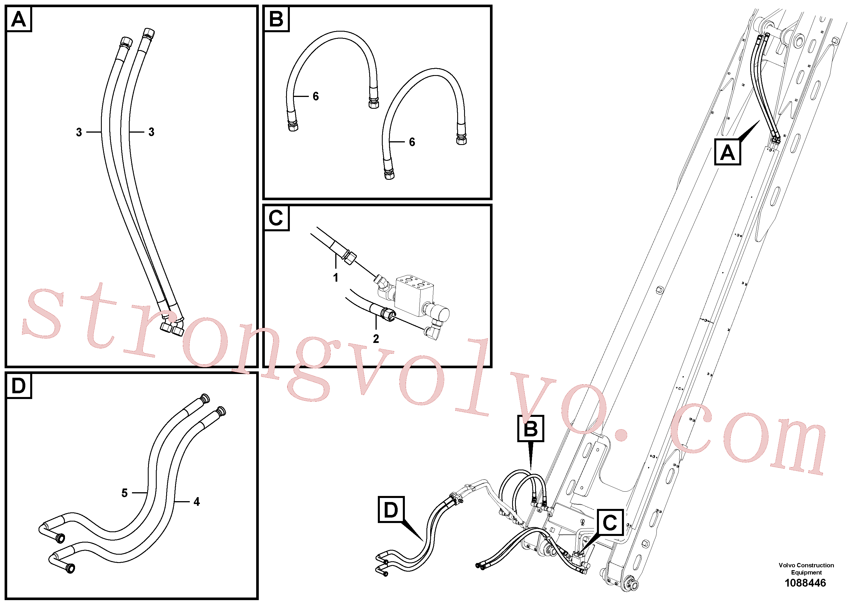 Volvo Acessórios para escavadeira VOE14651130 Xtraflex/5000 Acessórios