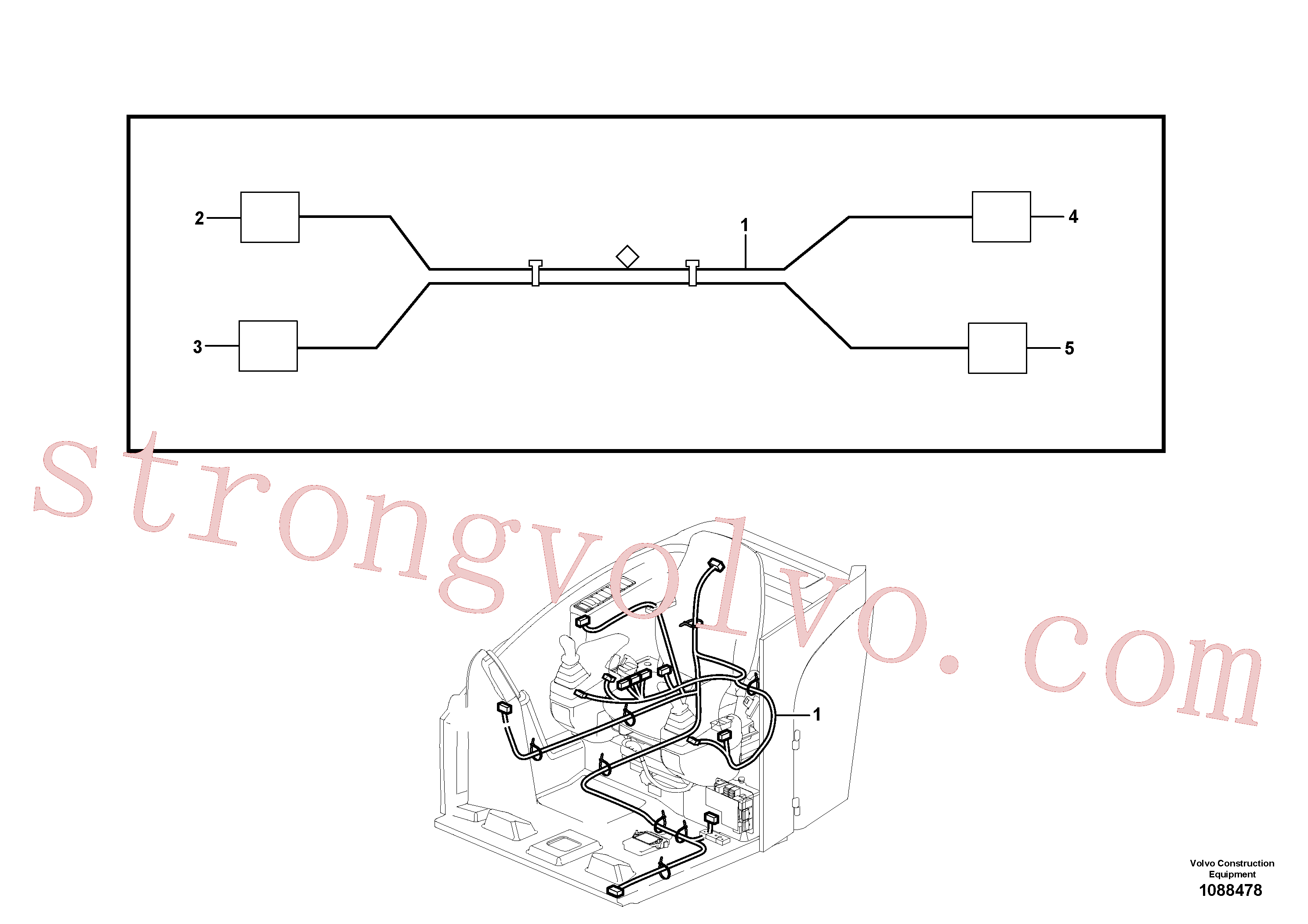 VOE25371135 Carcaça Volvo escavadeira