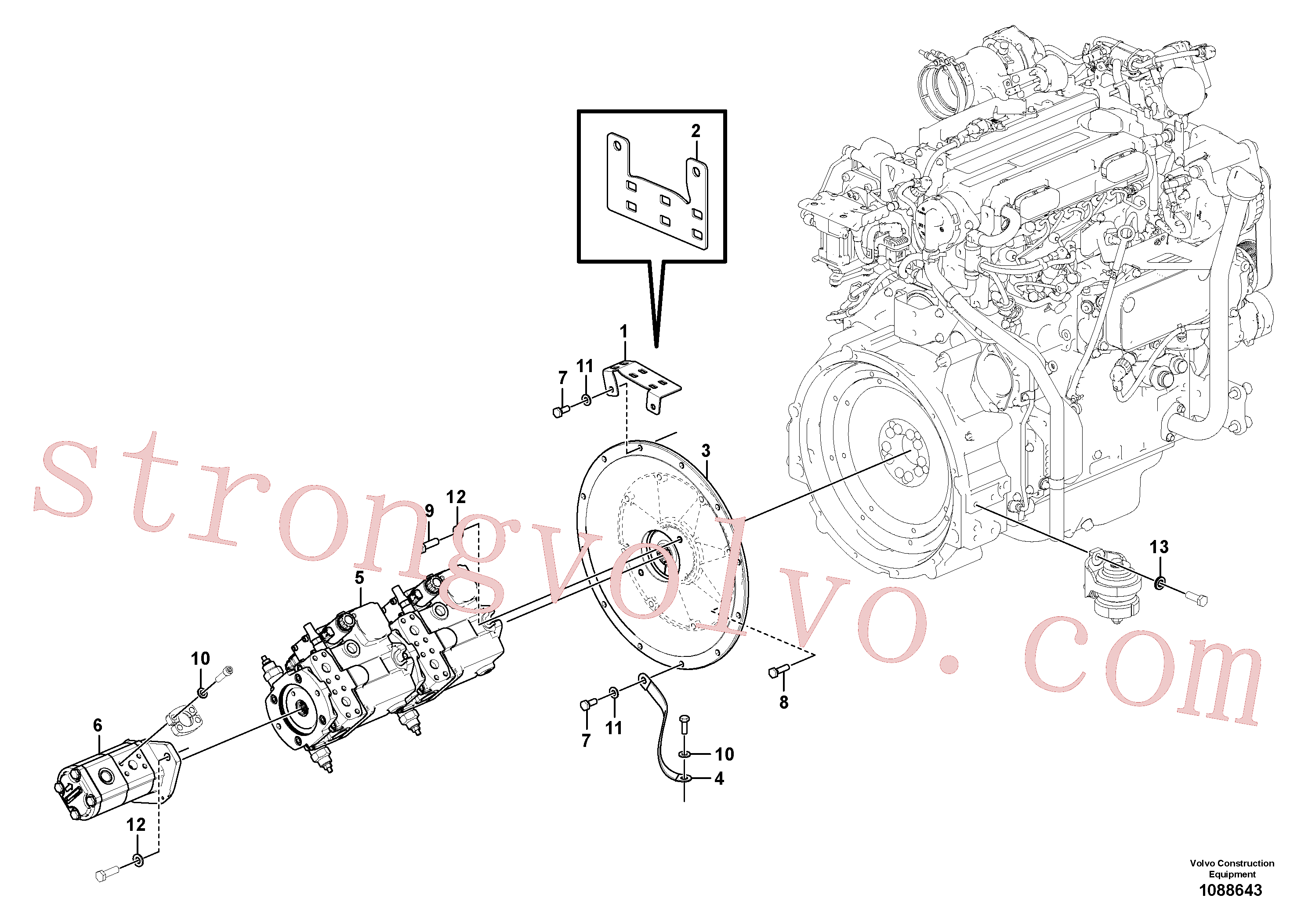 VOE12787950 Volvo(1088643 Montagem)