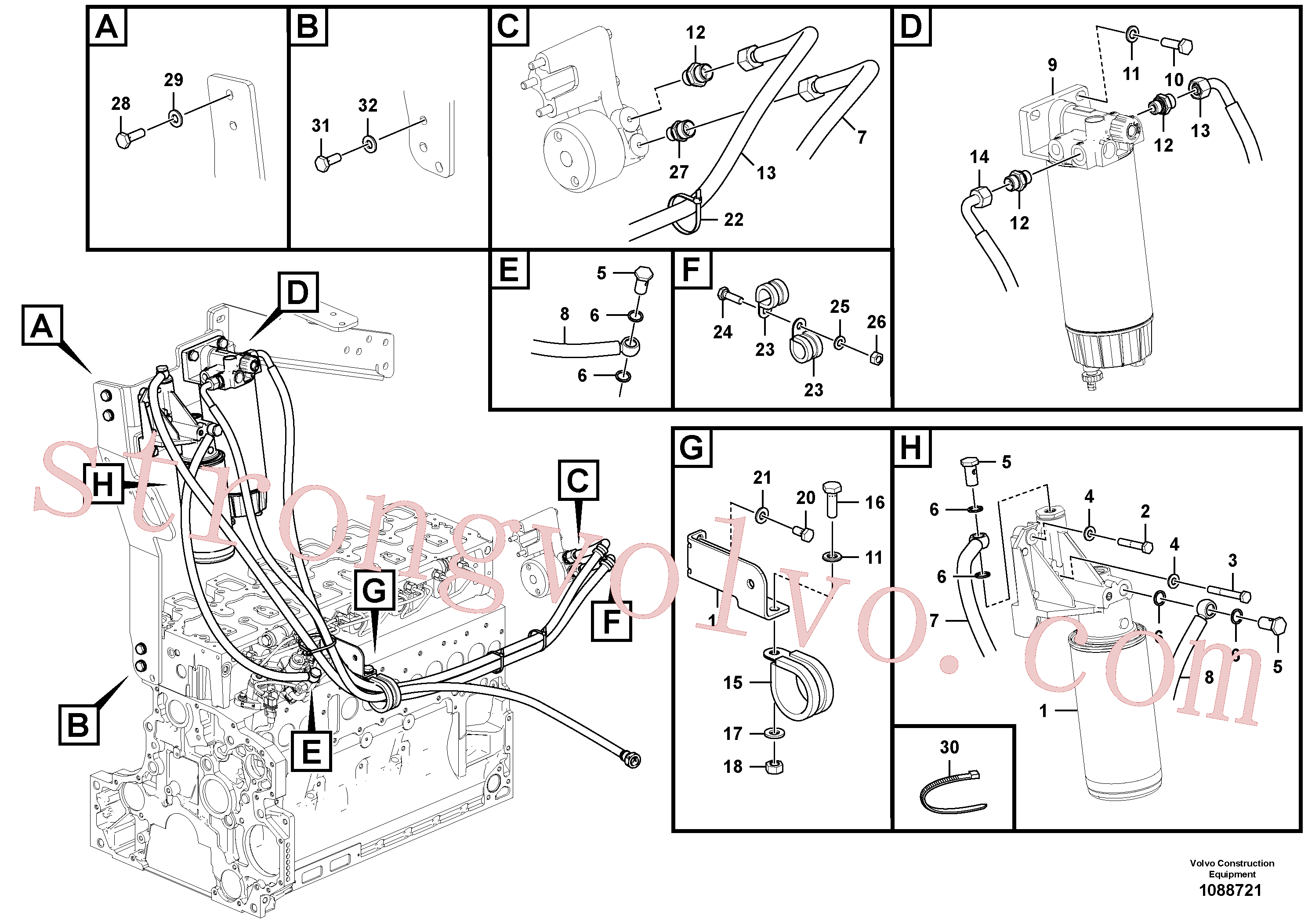 VOE990967 Volvo(1088721 Montagem)