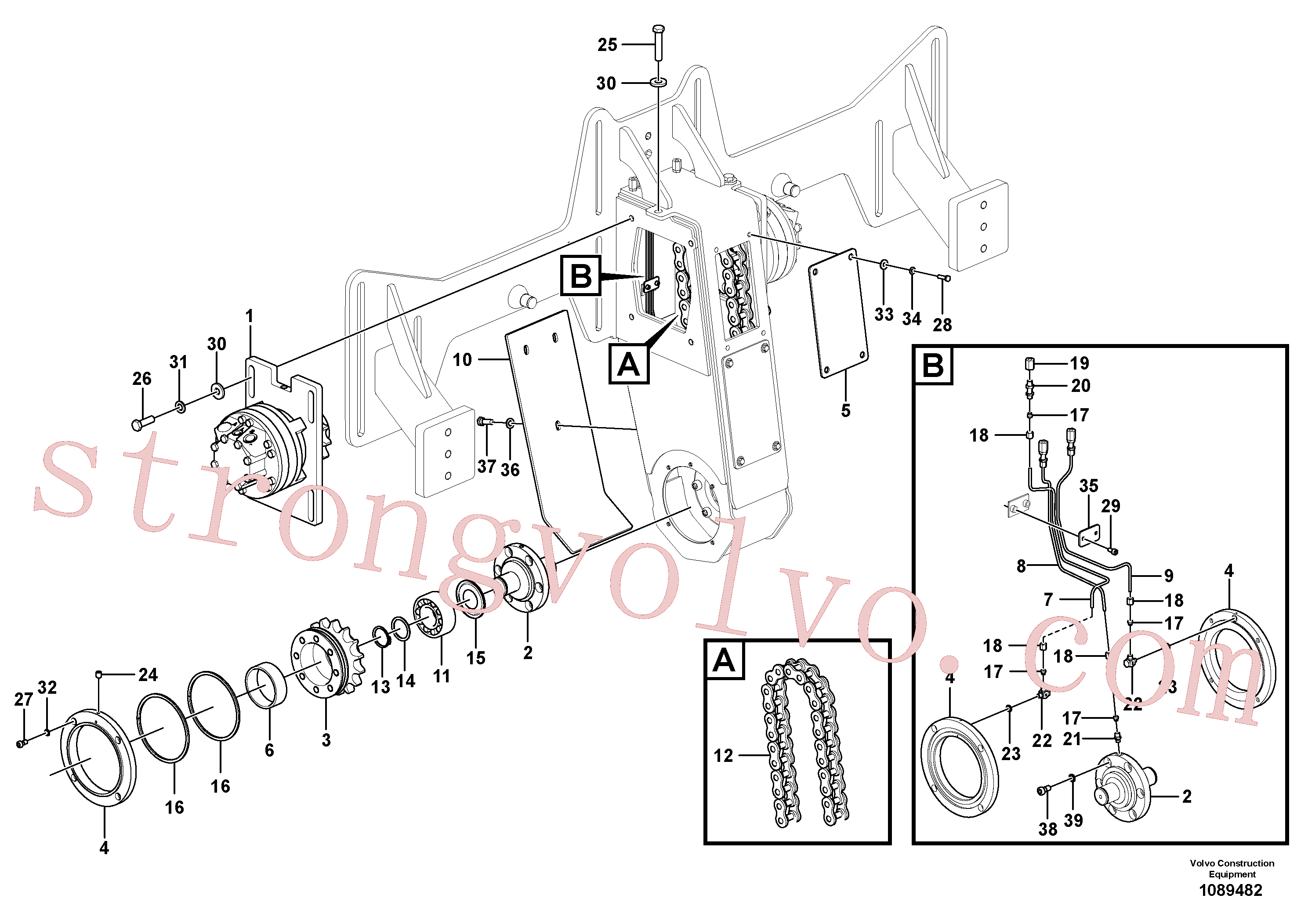 RM13909866 Capô Volvo escavadeira