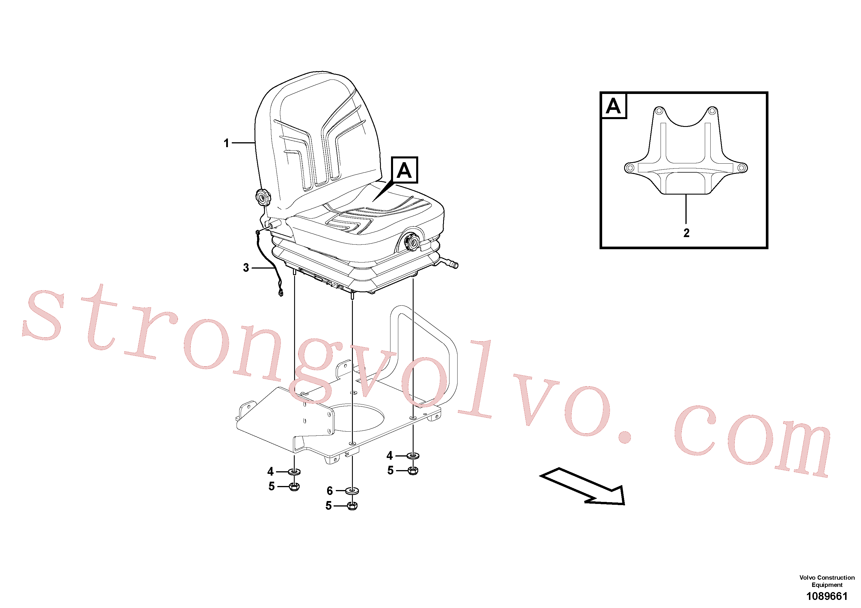 RM96719745 Arruela simples Volvo escavadeira