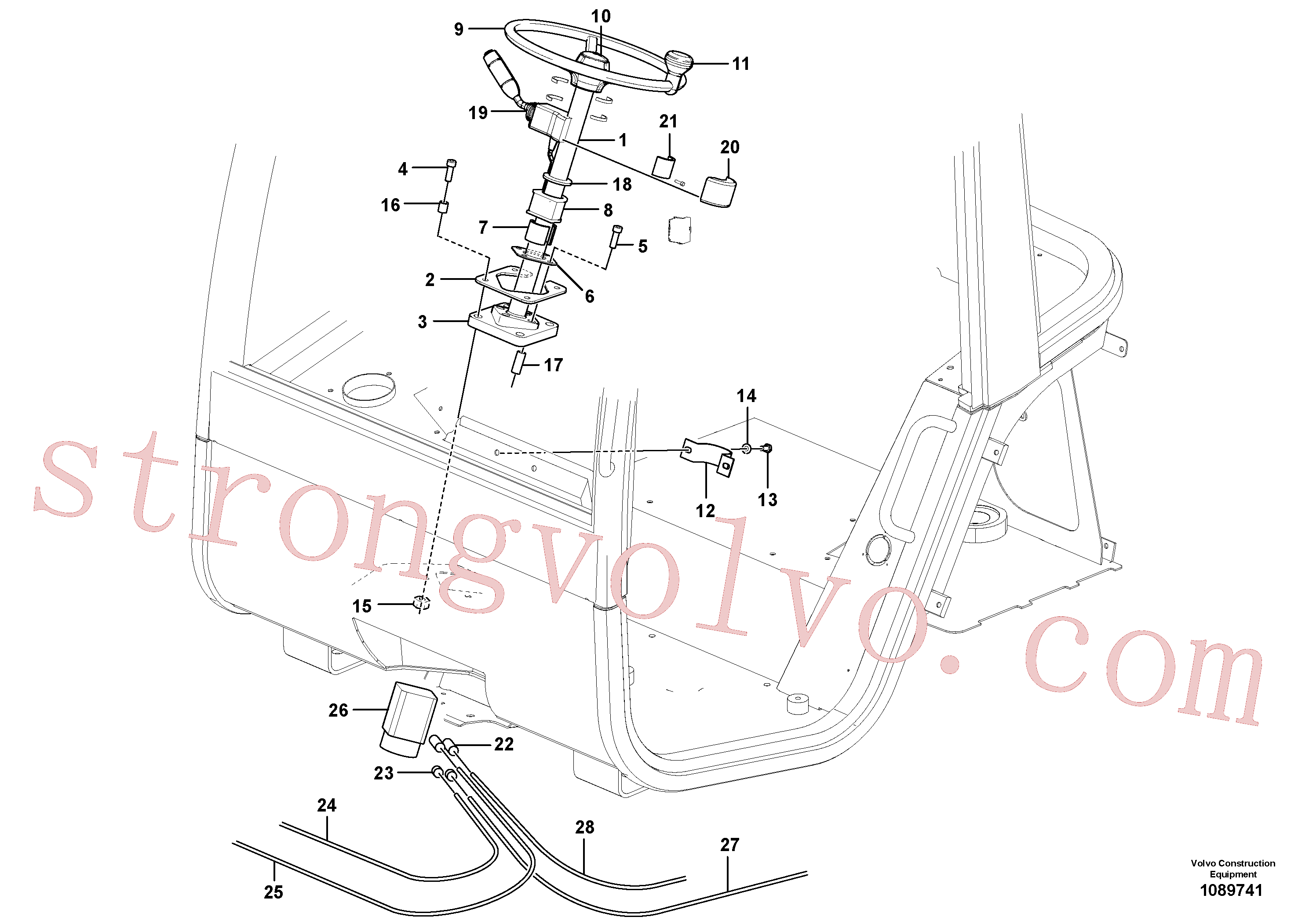 Volvo Montagem VOE965188 Parafuso flangeado Acessórios