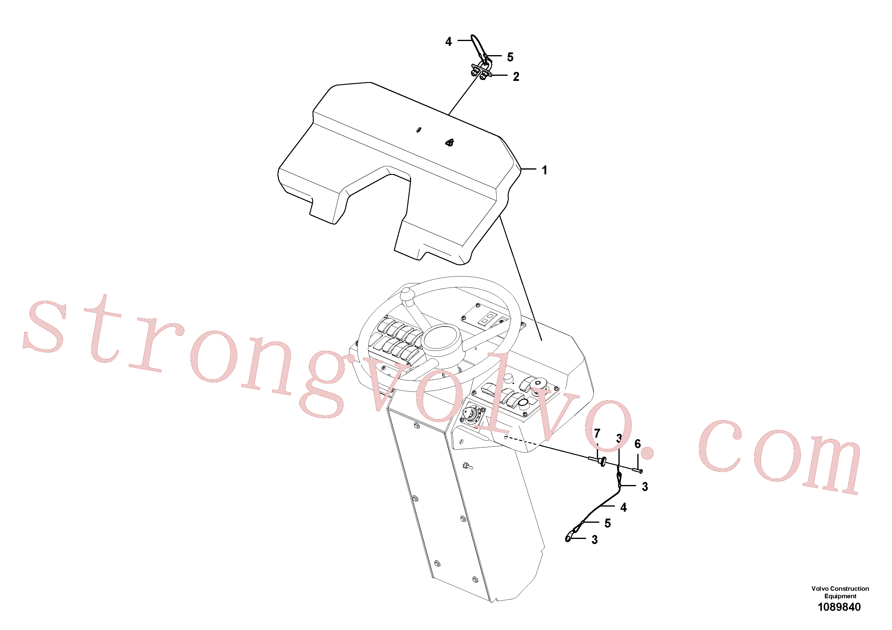RM59214775 Volvo Kit de protecção contra vandalismo(1089840 Montagem)
