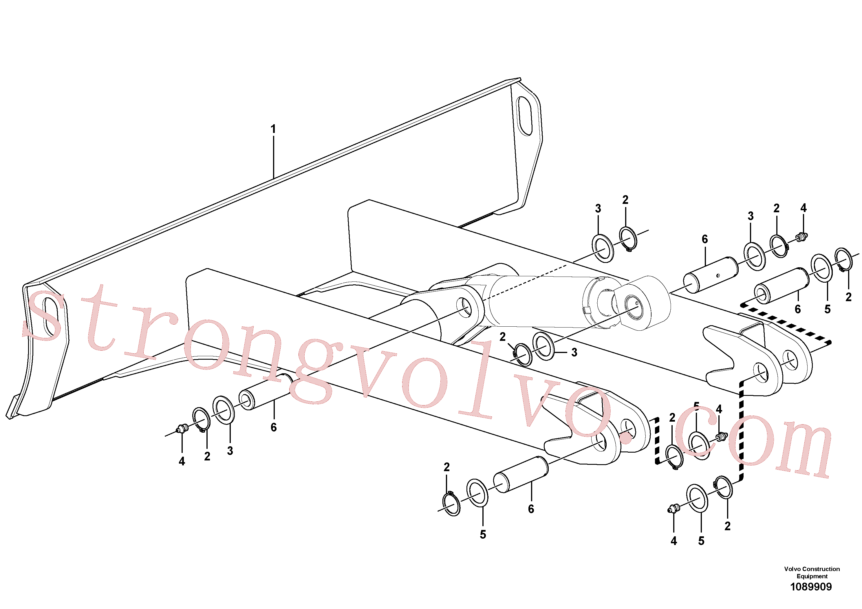 Volvo Acessórios para escavadeira VOE11808043 Lâmina Acessórios