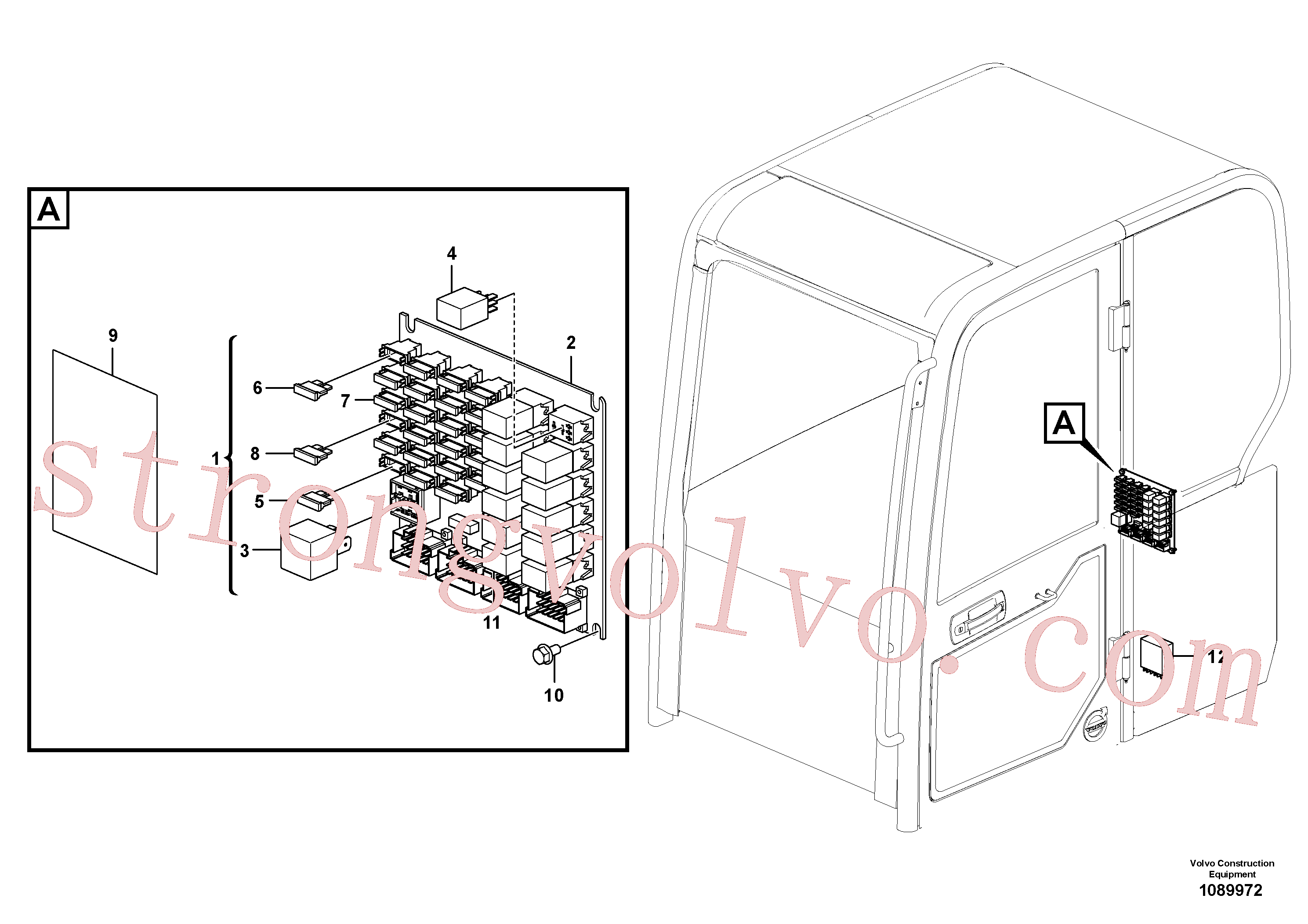 VOE14604058 Volvo Caixa de derivação eléctrica(1089972 Montagem)
