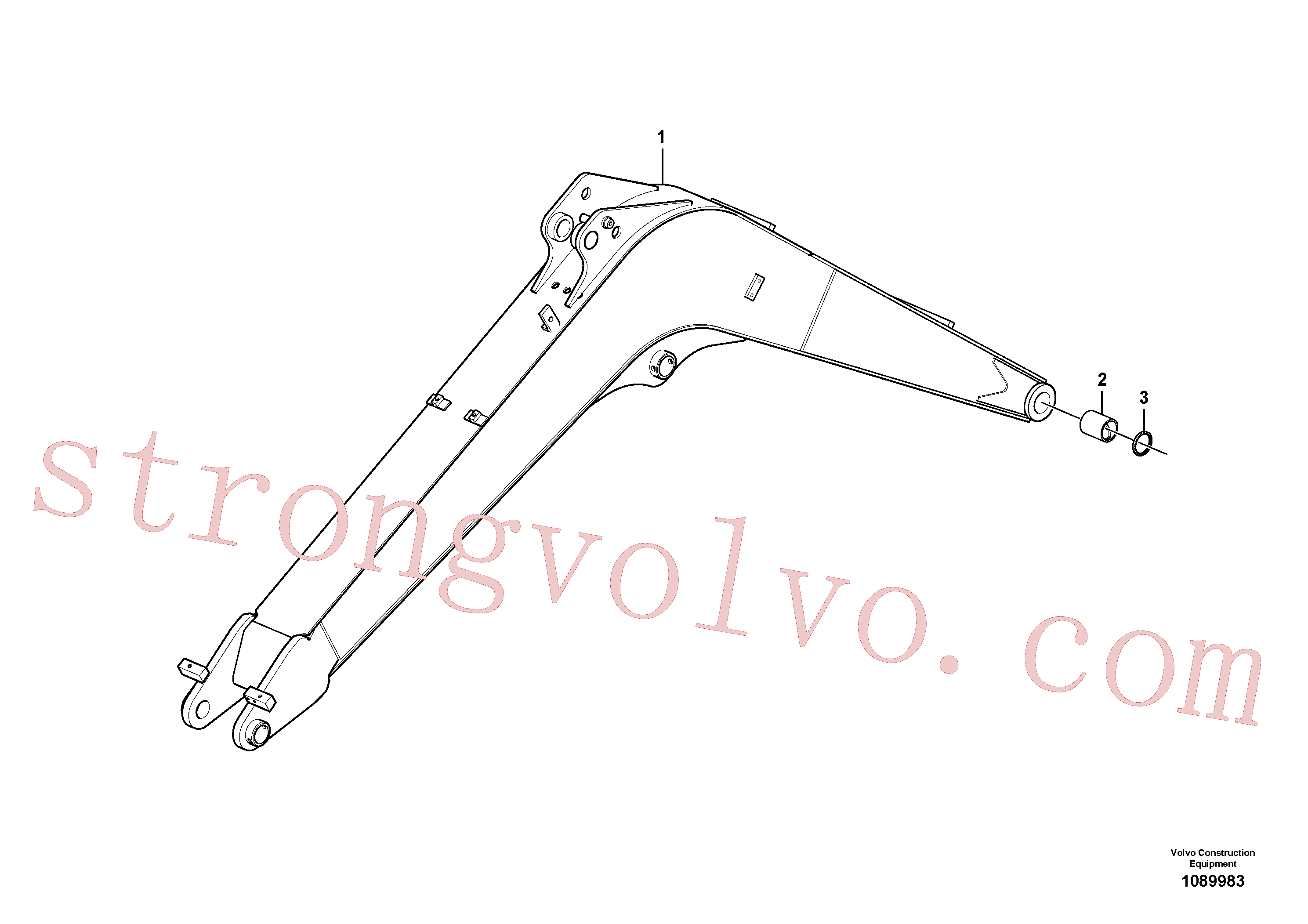 Volvo Montagem VOE14724706 Excavator boom Acessórios
