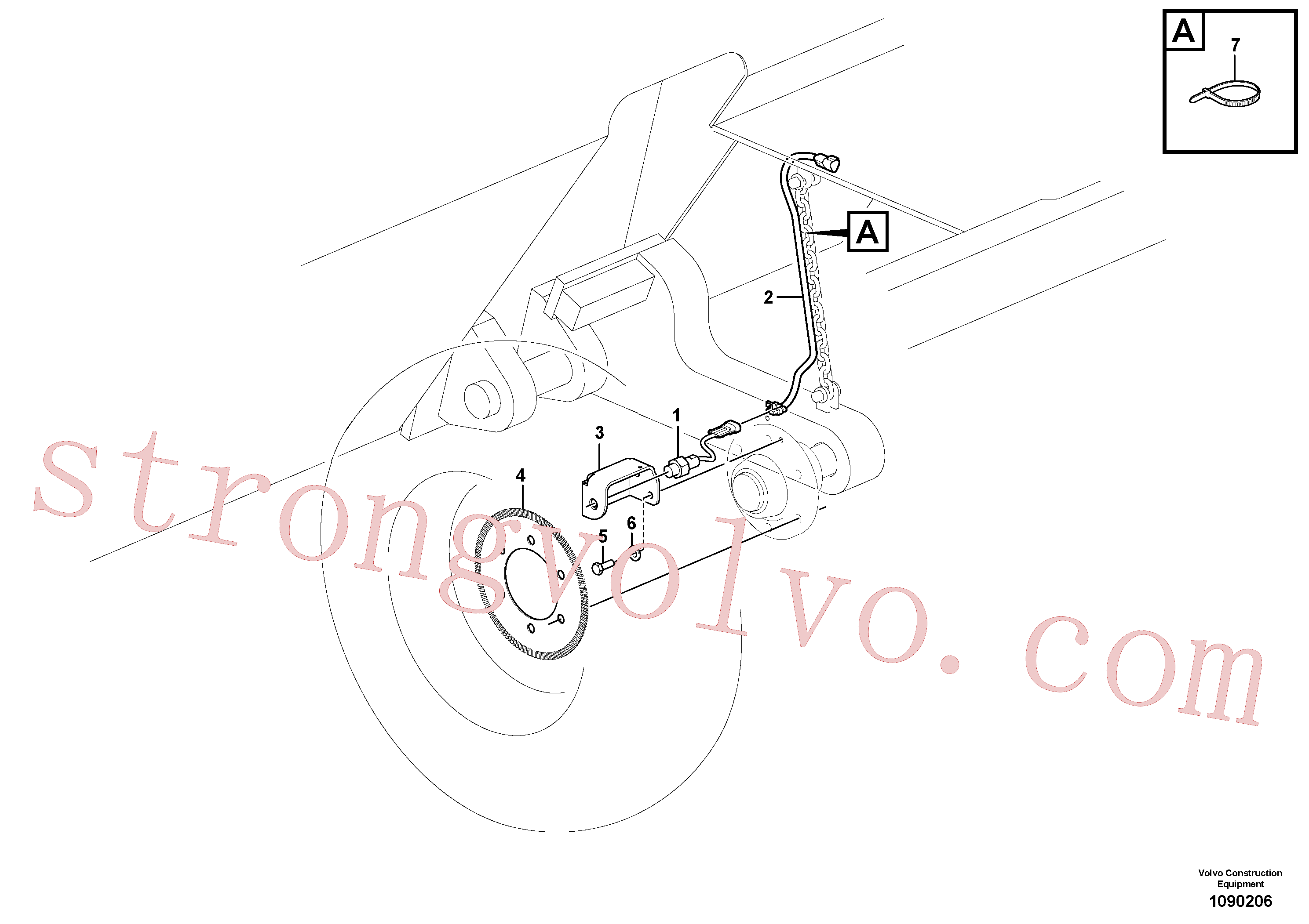 Volvo Montagem RM95919197 Parafuso sextavado Acessórios