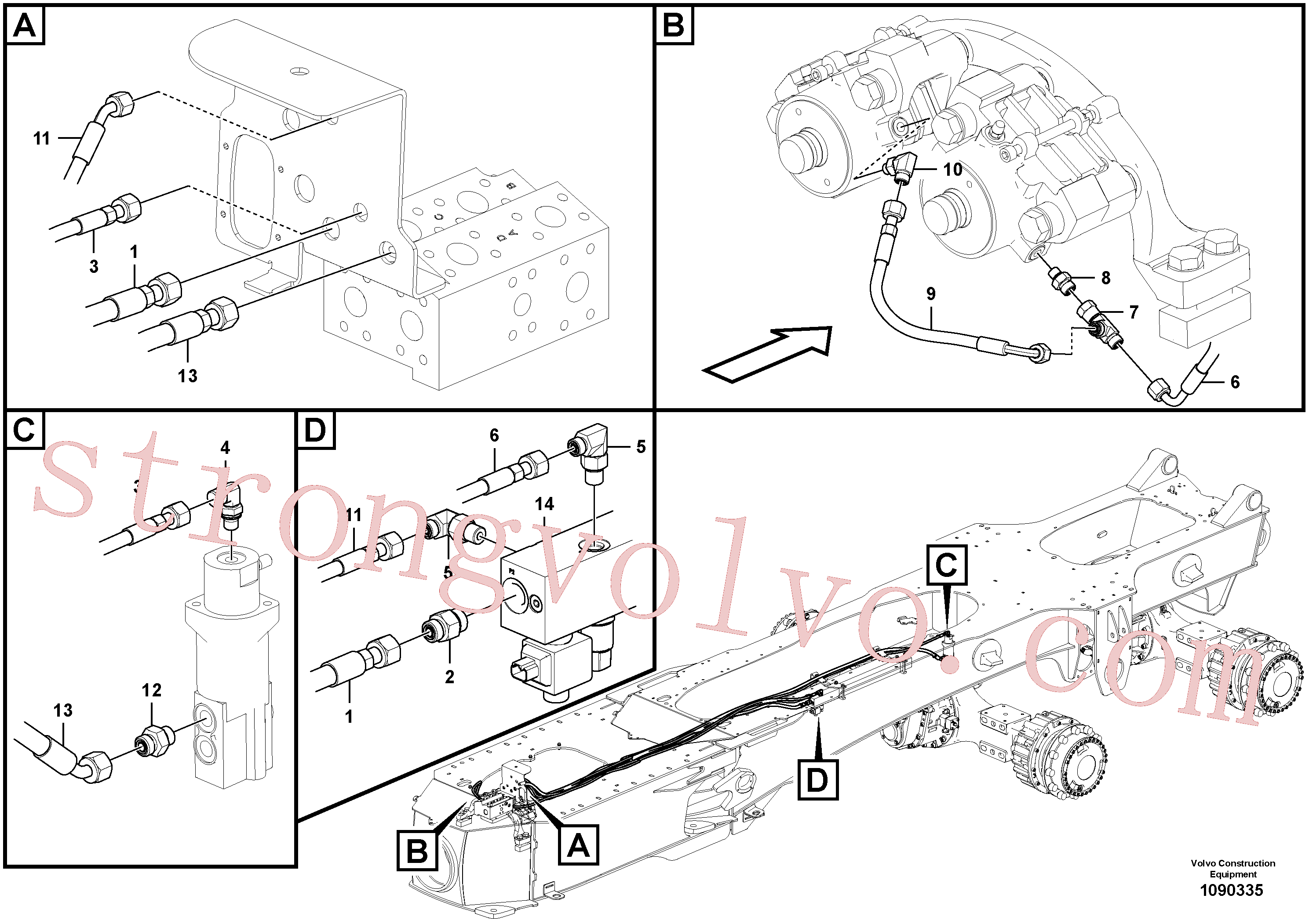 VOE15800736 Volvo(1090335 Montagem)