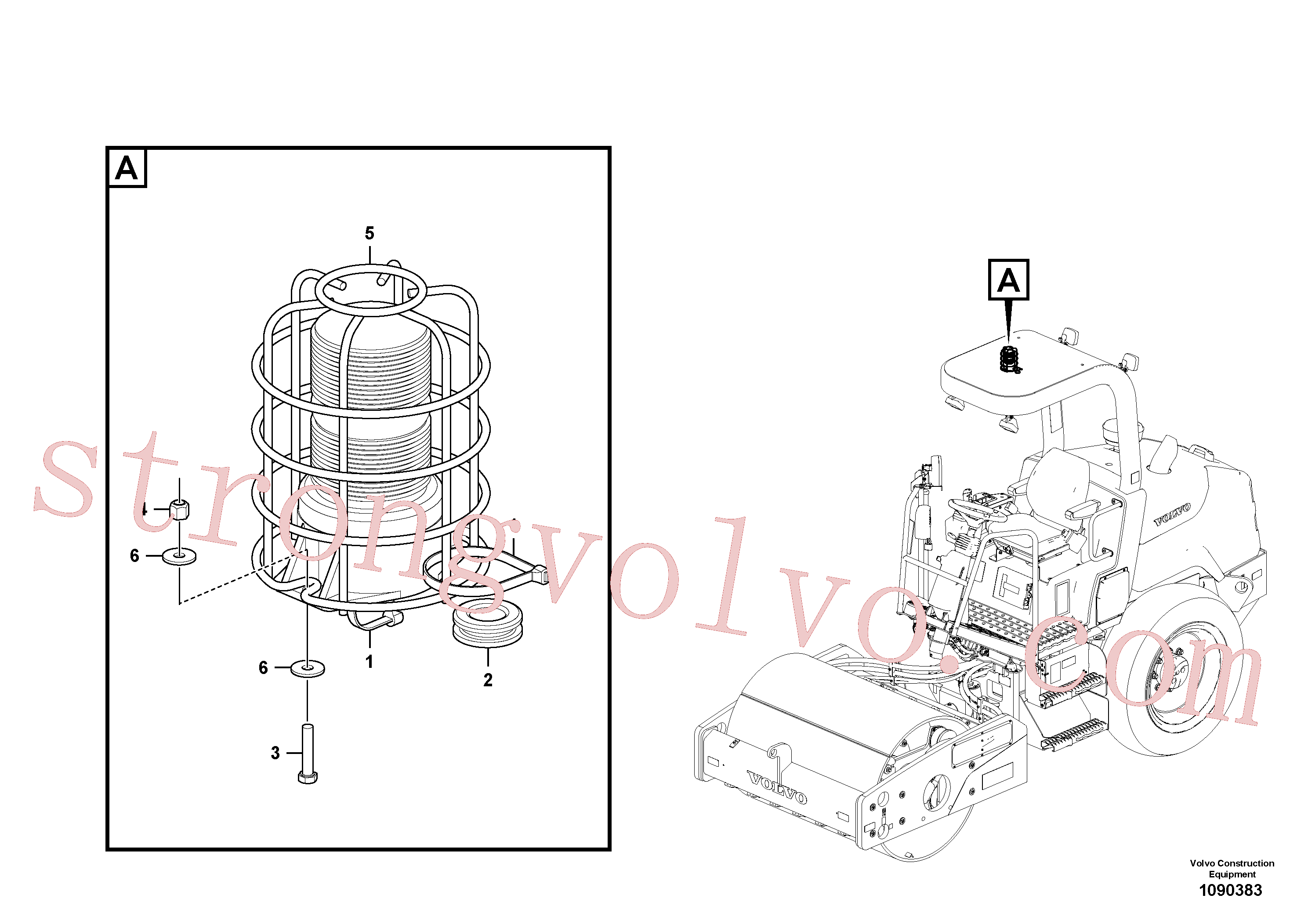 RM59704403 Volvo Farol rotativo(1090383 Montagem)