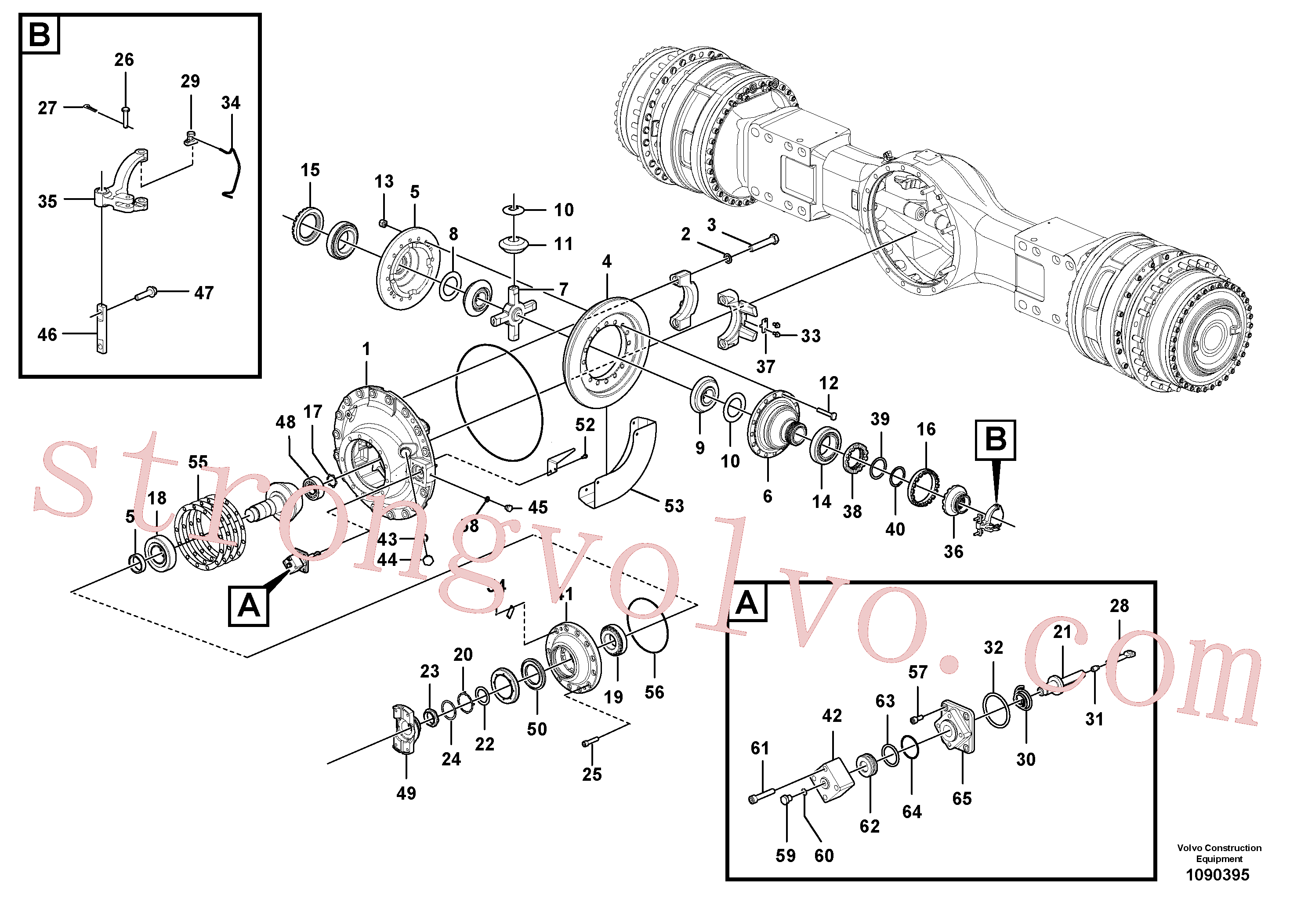 Atacado VOE17262158 Return Spring Volvo escavadeira