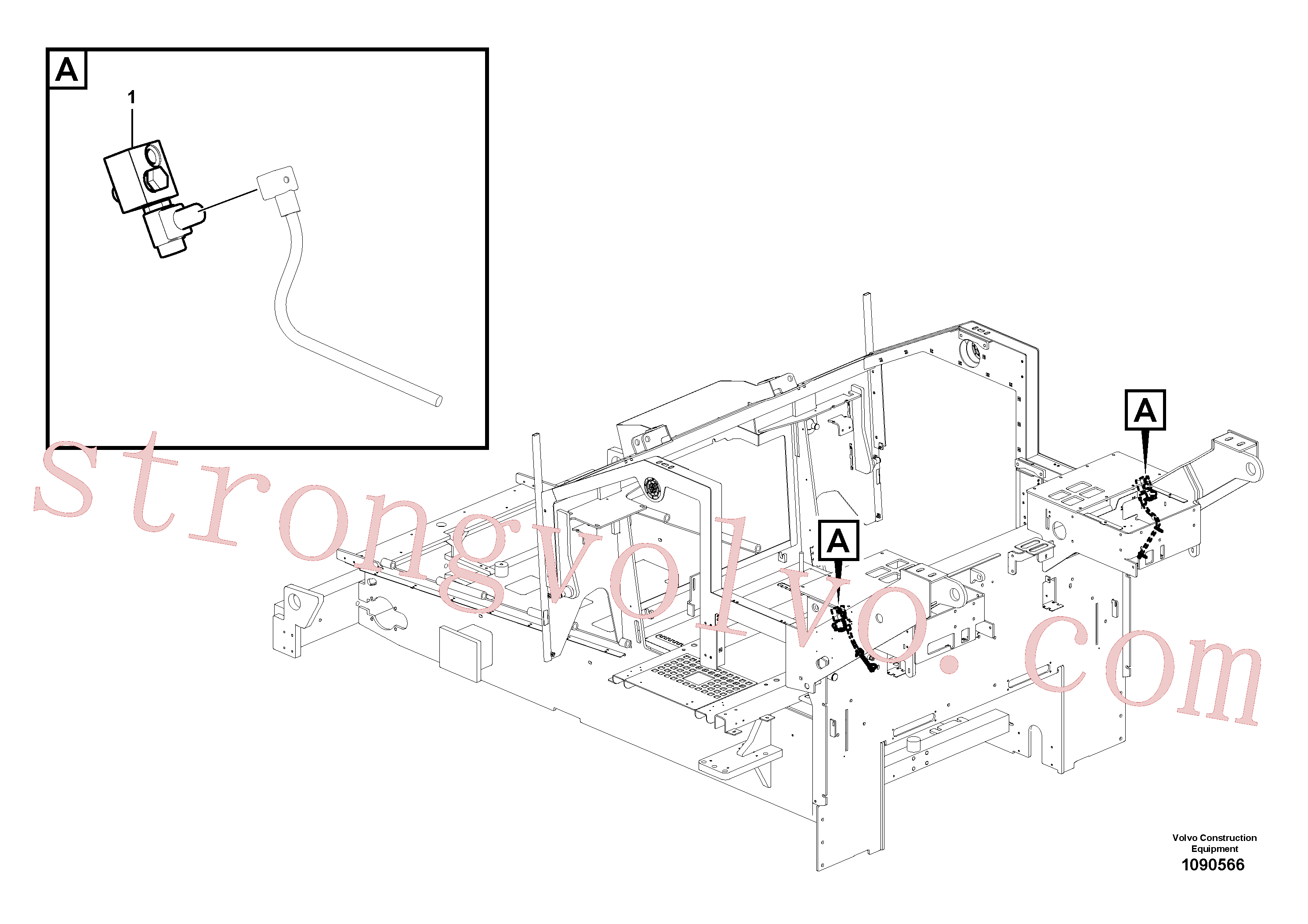 Volvo VOE11708658 Bobina Volvo Acessórios para escavadeira