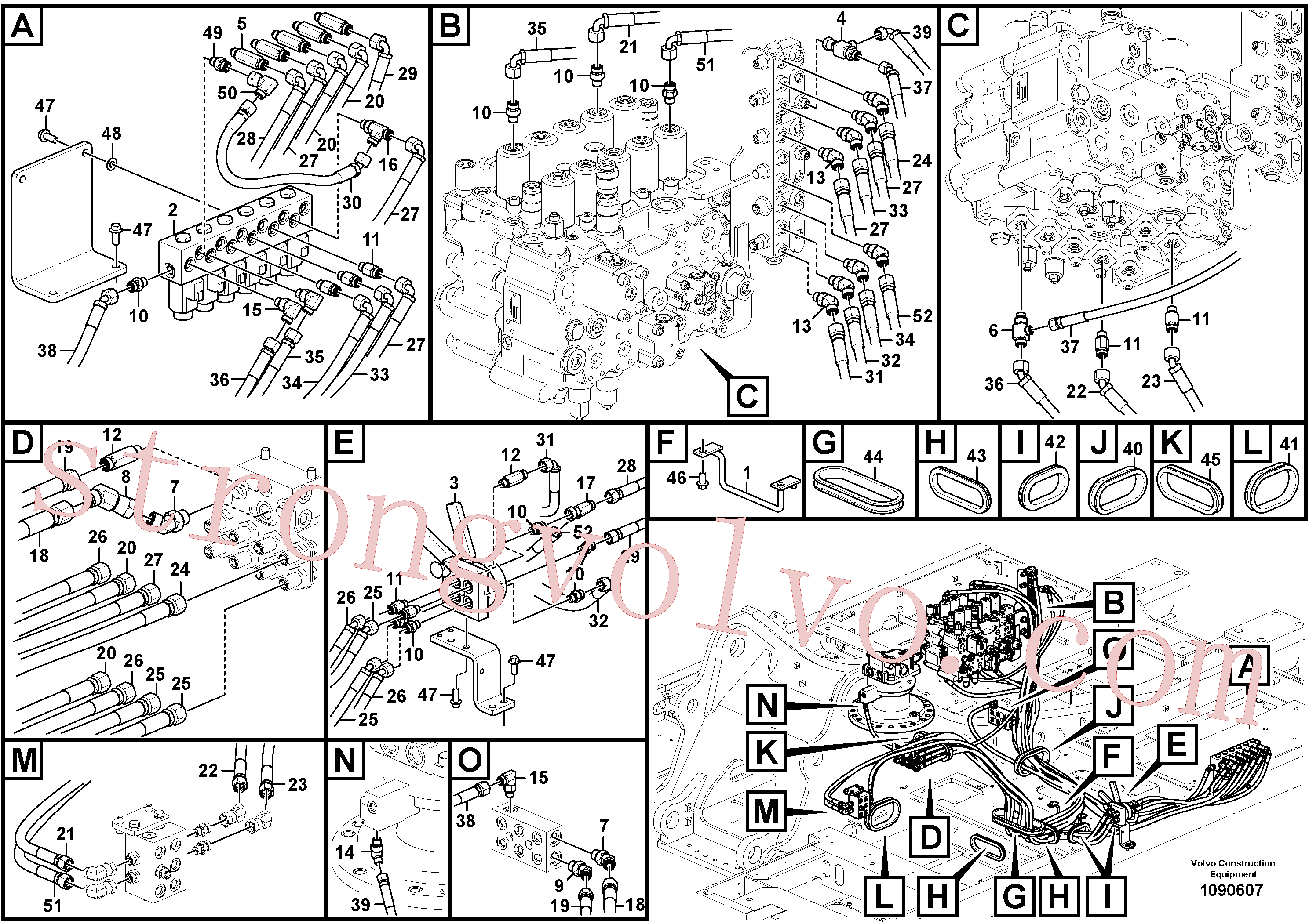 VOE14626072 Volvo Servo-sistema, válvula de comando à distância(1090607 Montagem)