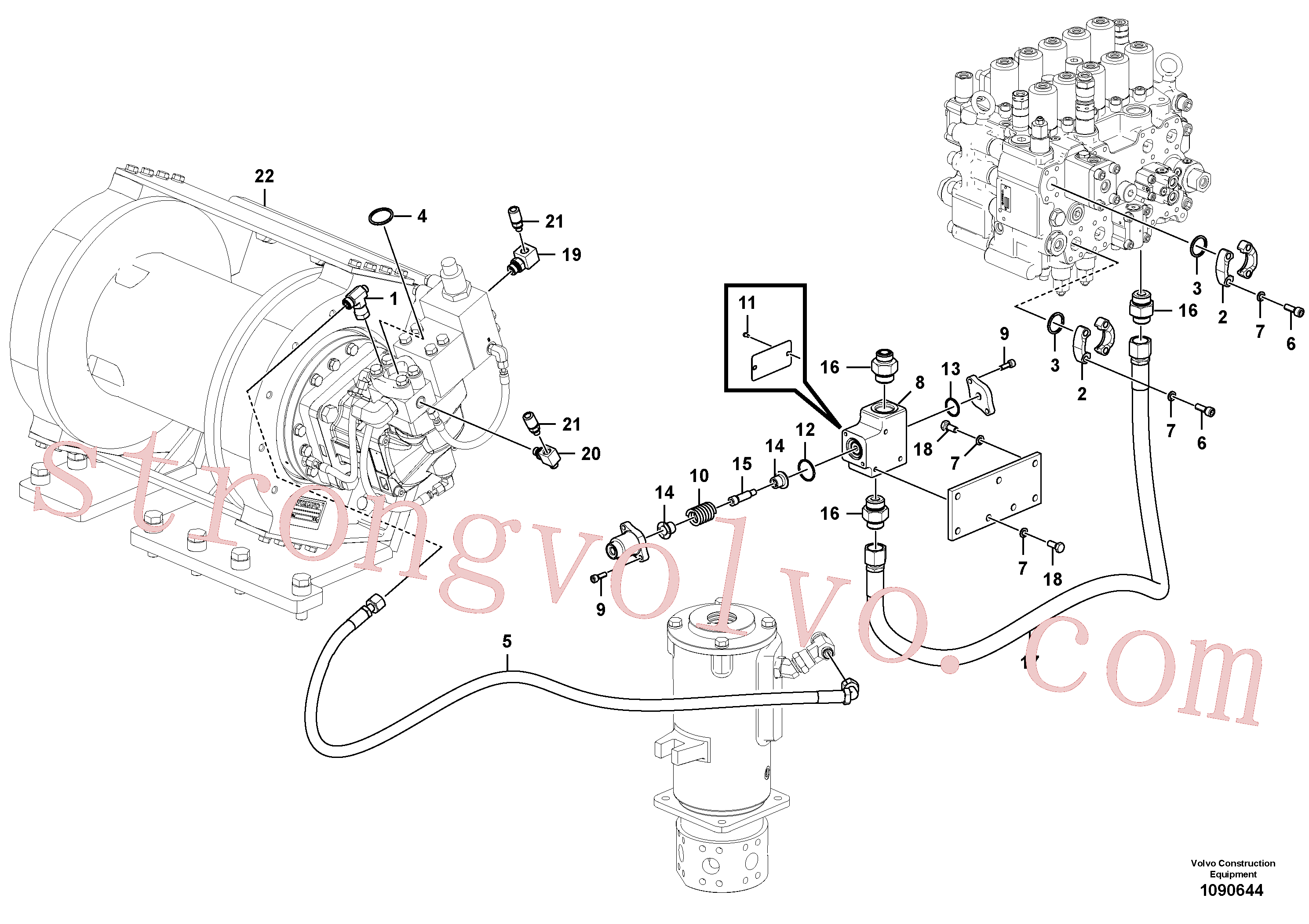 VOE15055576 Volvo(1090644 Montagem)