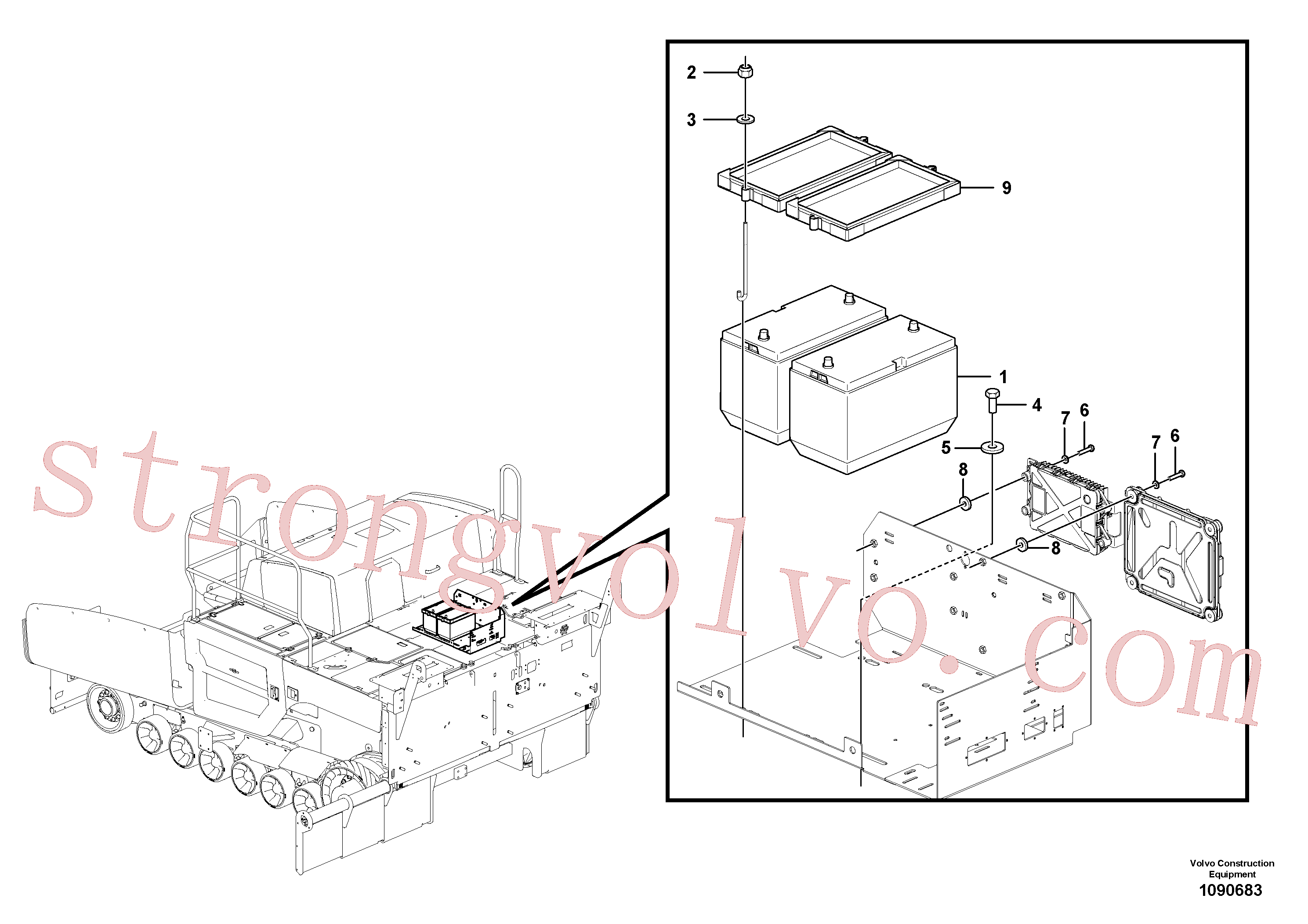 Atacado RM96705553 Parafuso sextavado Volvo escavadeira