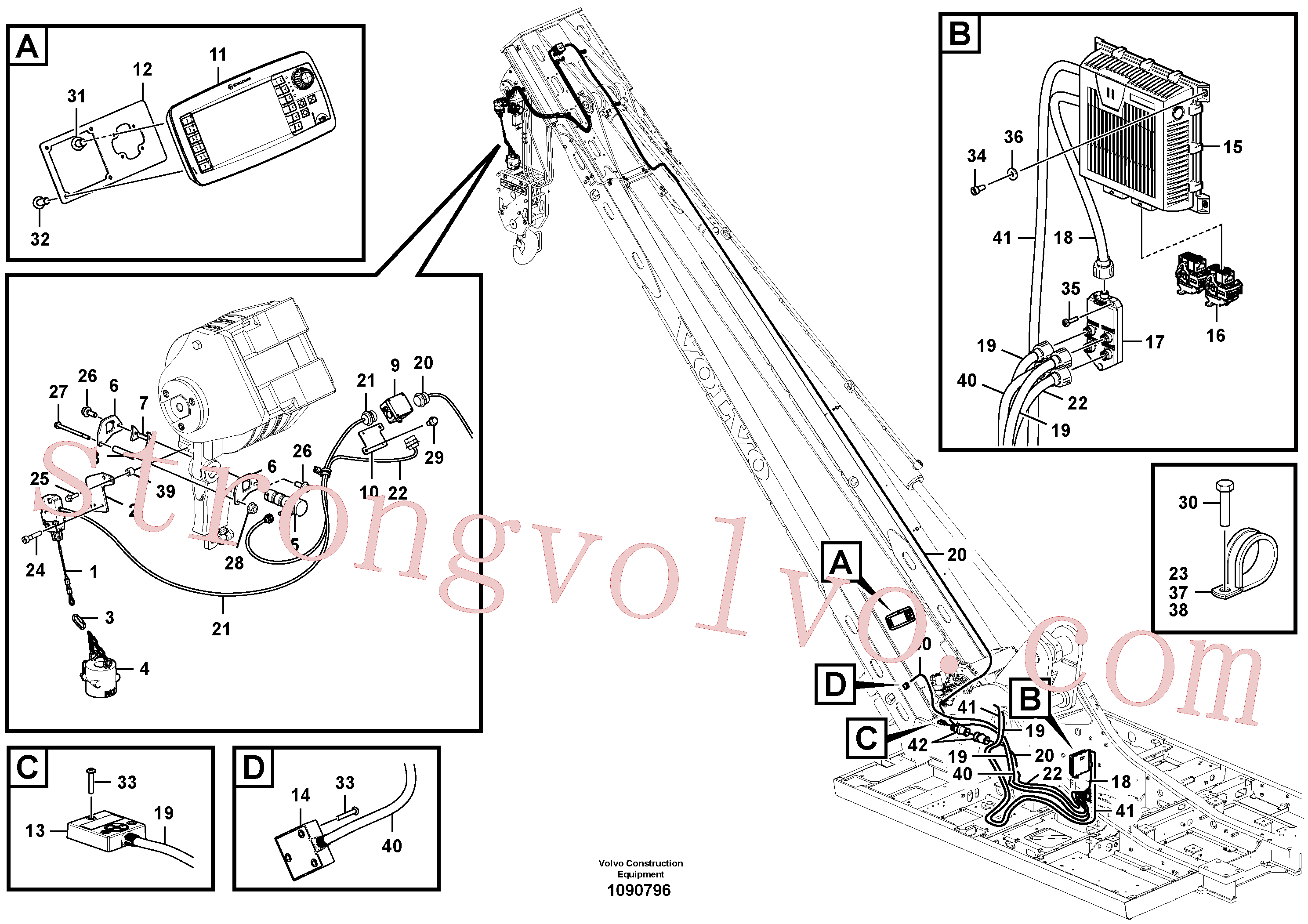 VOE993105 Parafuso soquete sext Inscreva-se para Volvo Acessórios para escavadeira