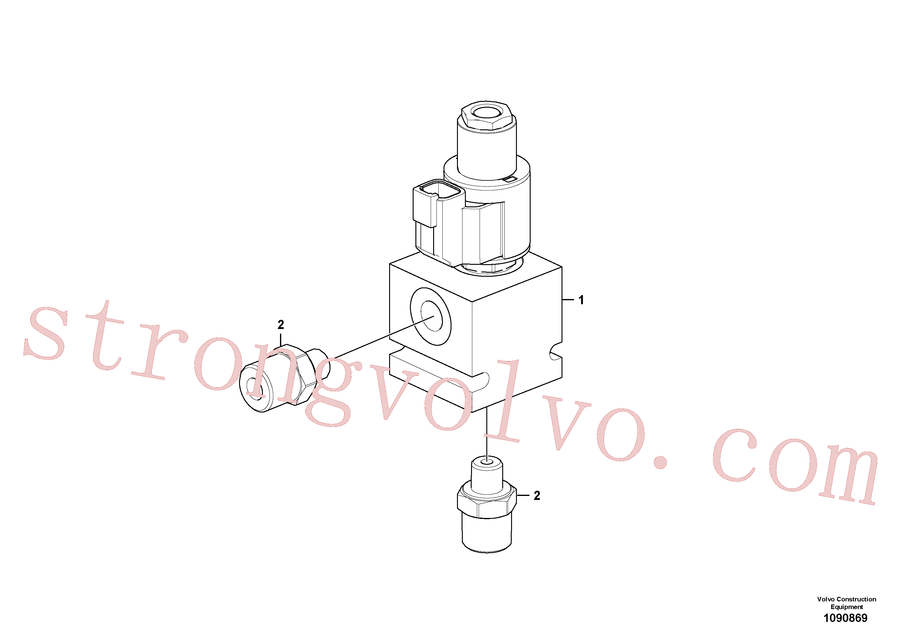 PJ4755019 Volvo Bloco de válvulas(1090869 Montagem)