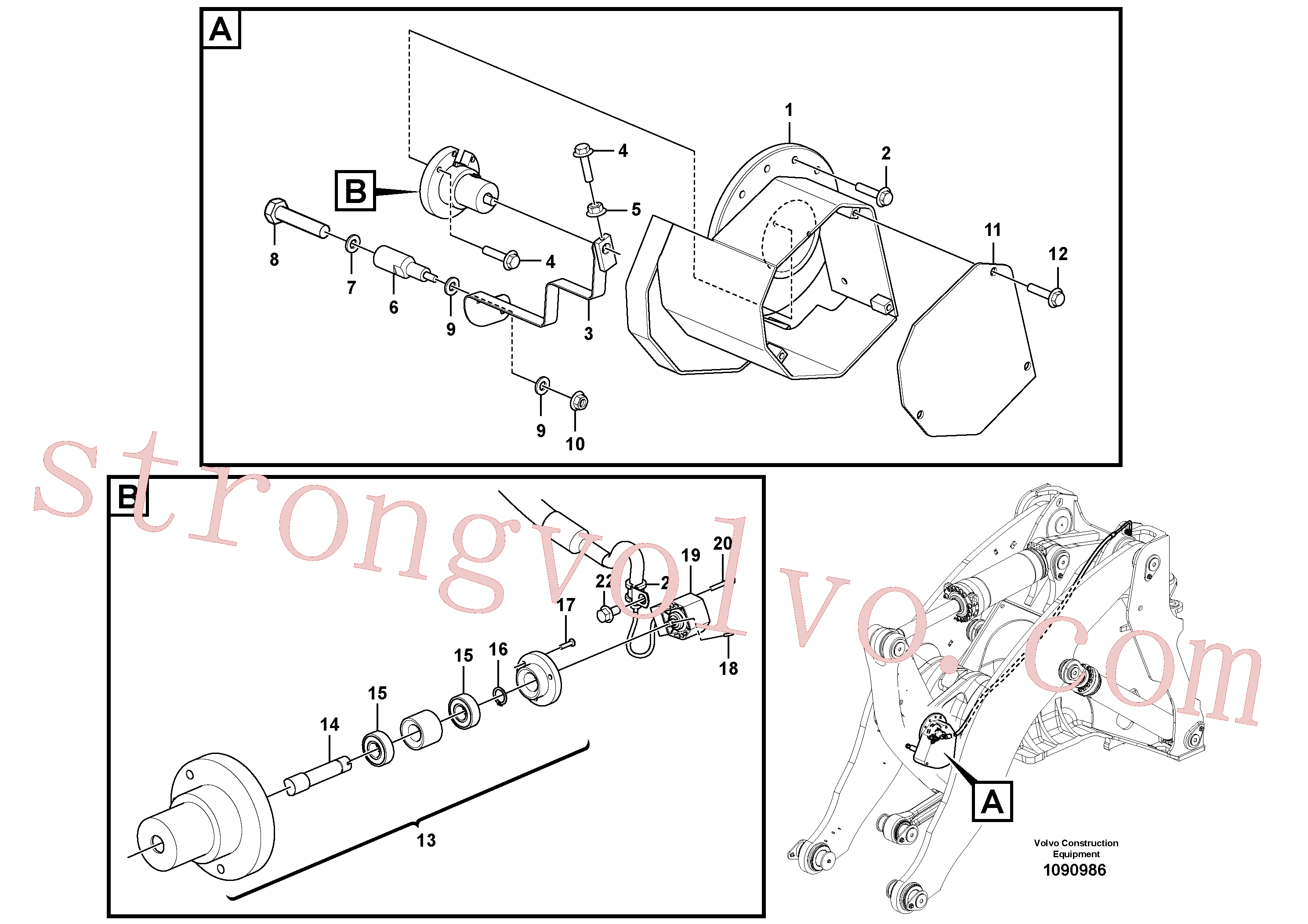 Volvo Montagem VOE997386 Arruela Acessórios
