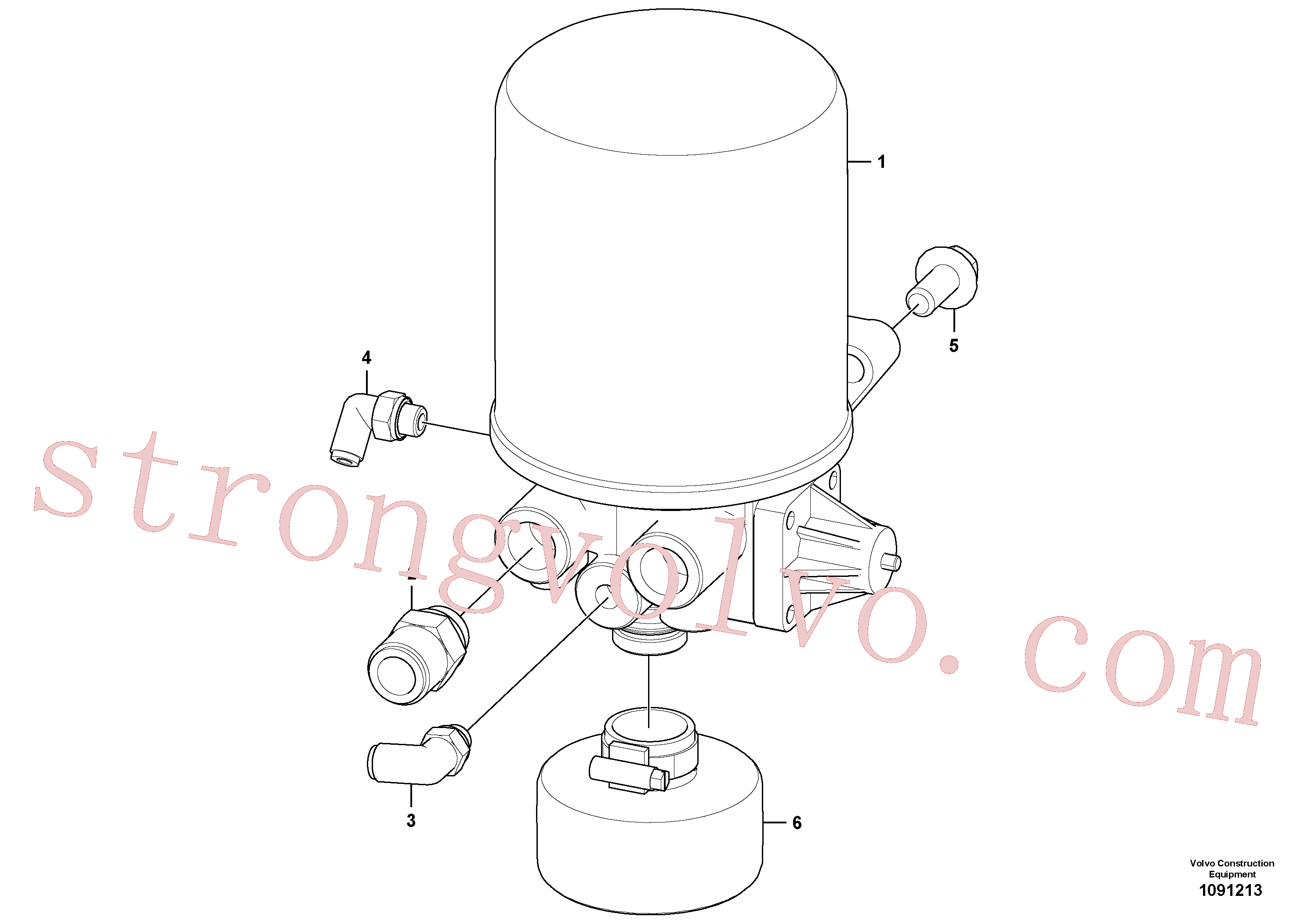 Atacado VOE60113106 Parafuso flangeado Volvo escavadeira
