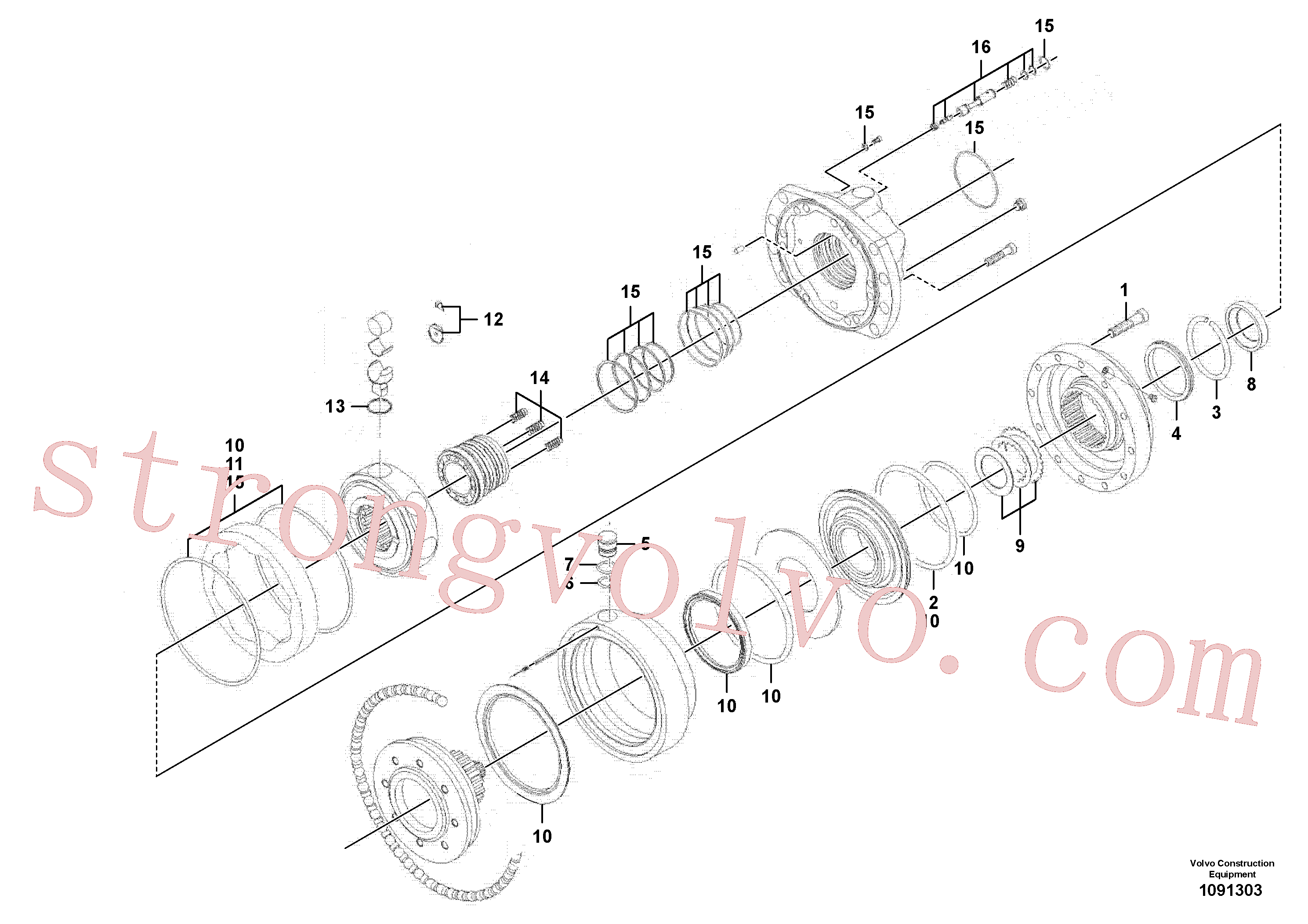 RM59234518 Jogo de reparo Inscreva-se para Volvo Acessórios para escavadeira