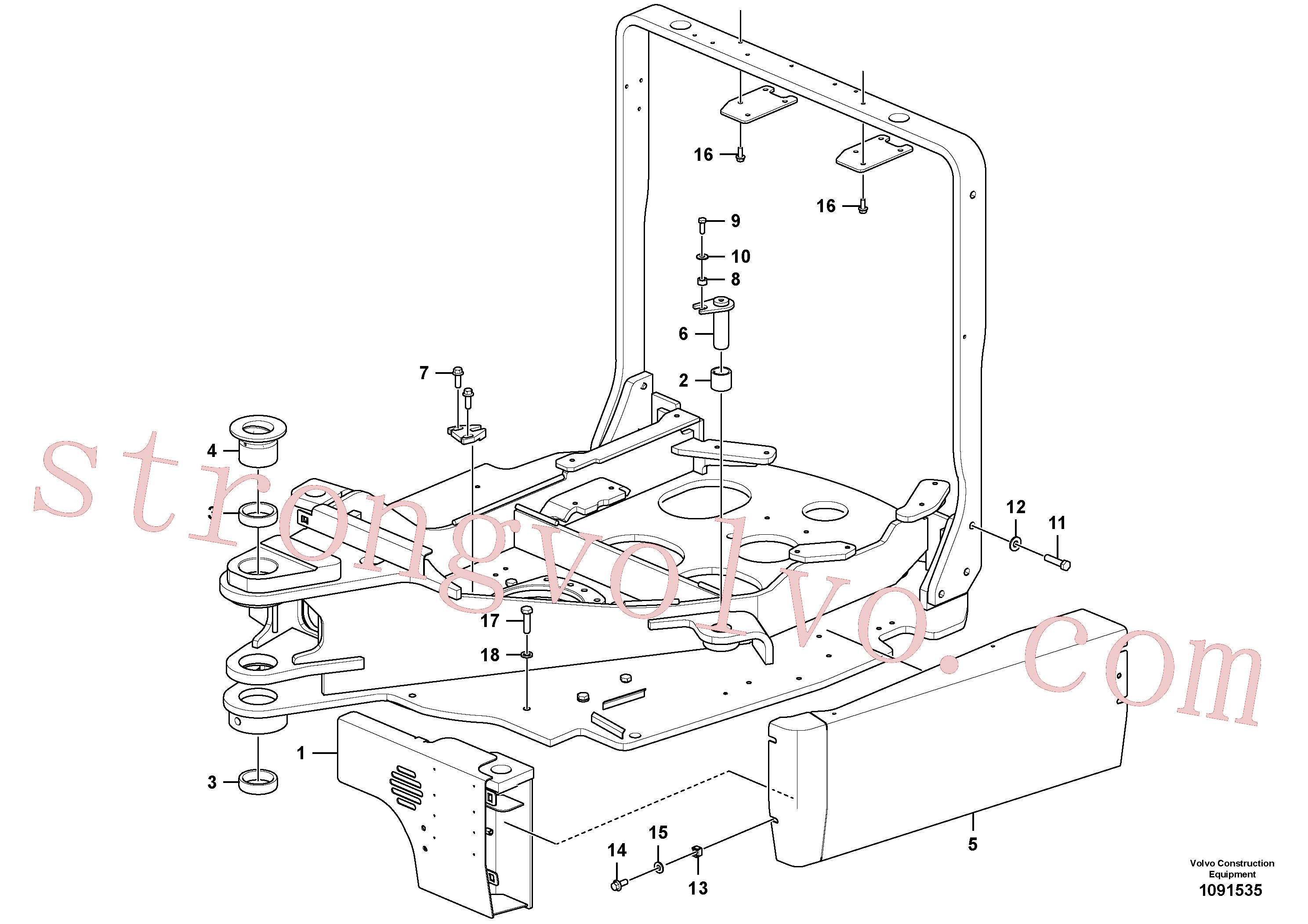 VOE15637869 Volvo Quadro(1091535 Montagem)
