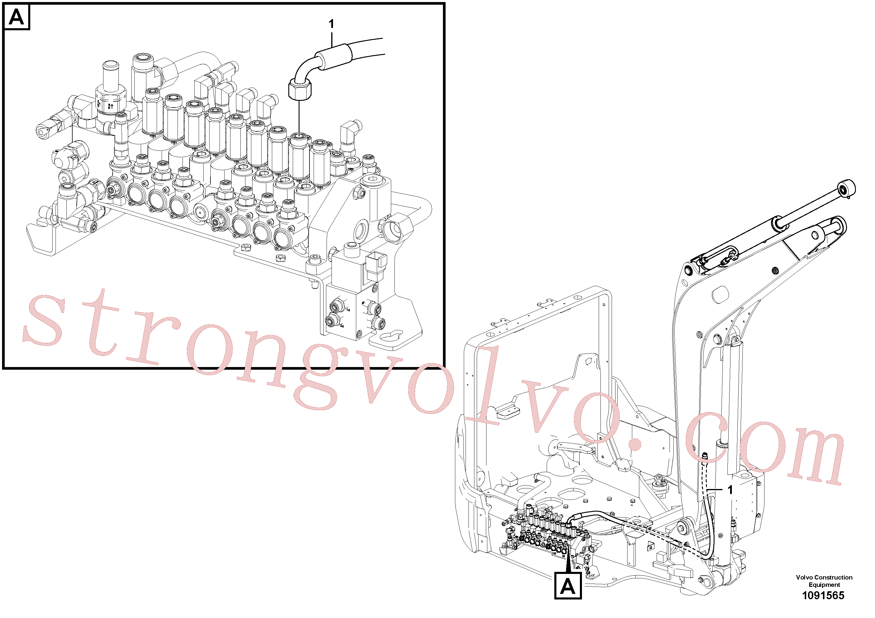 Volvo VOE15702300 Eternity/2 Volvo Acessórios para escavadeira