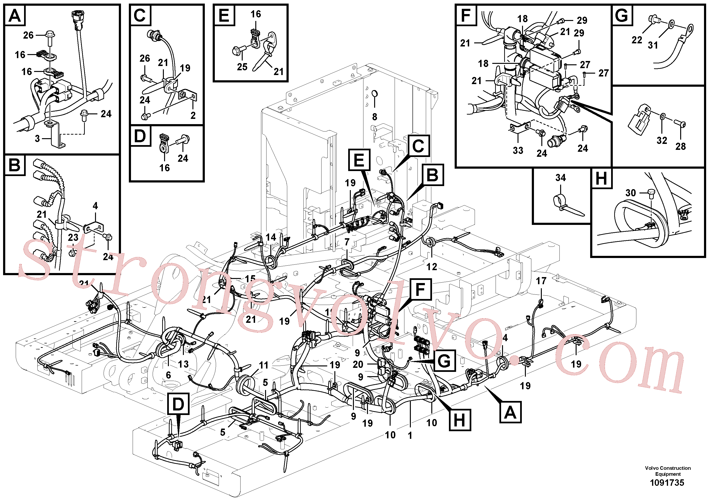 VOE14575116 Passa muro Volvo escavadeira