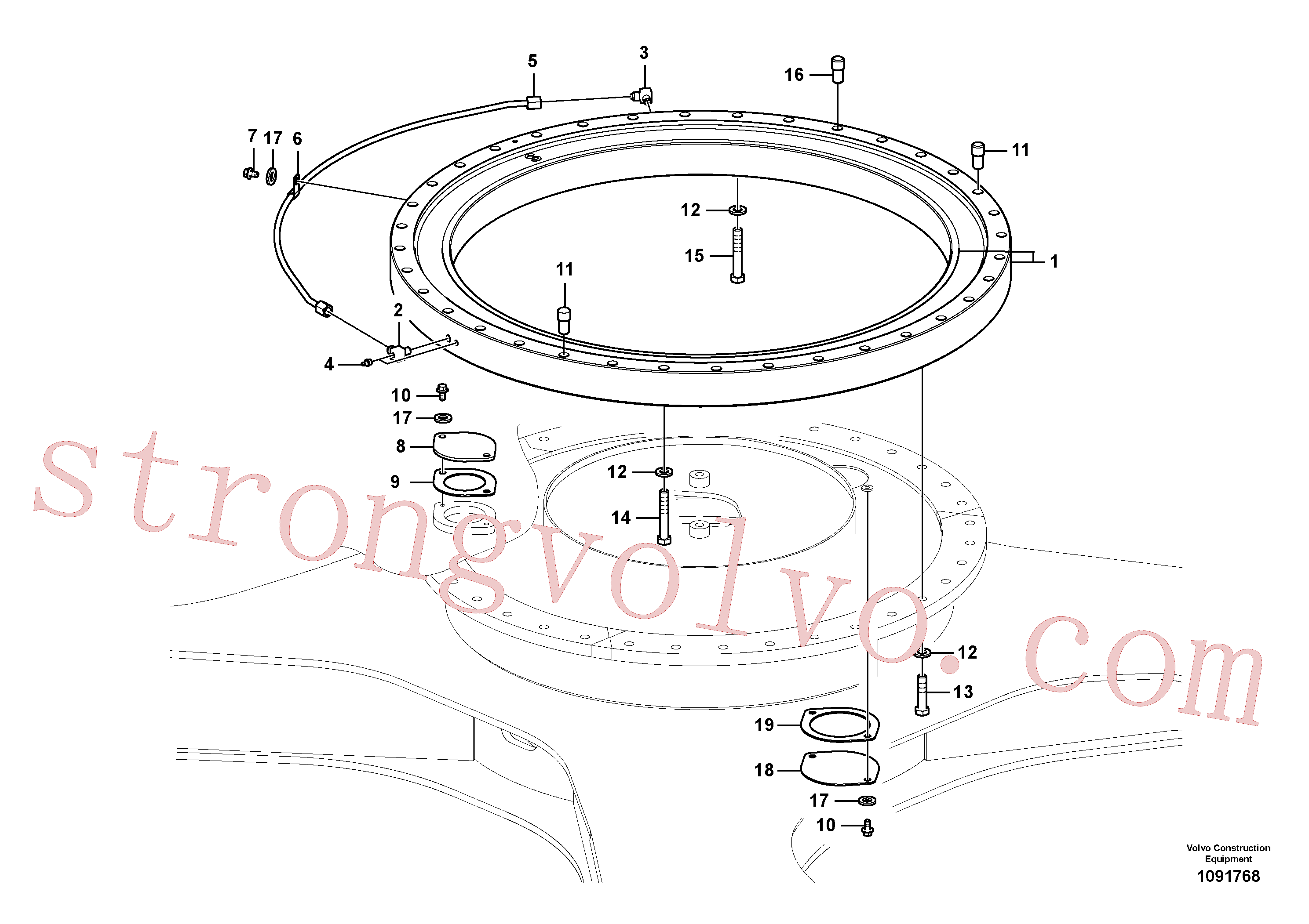 RM96701677 Volvo Sistema de articulação(1091768 Montagem)