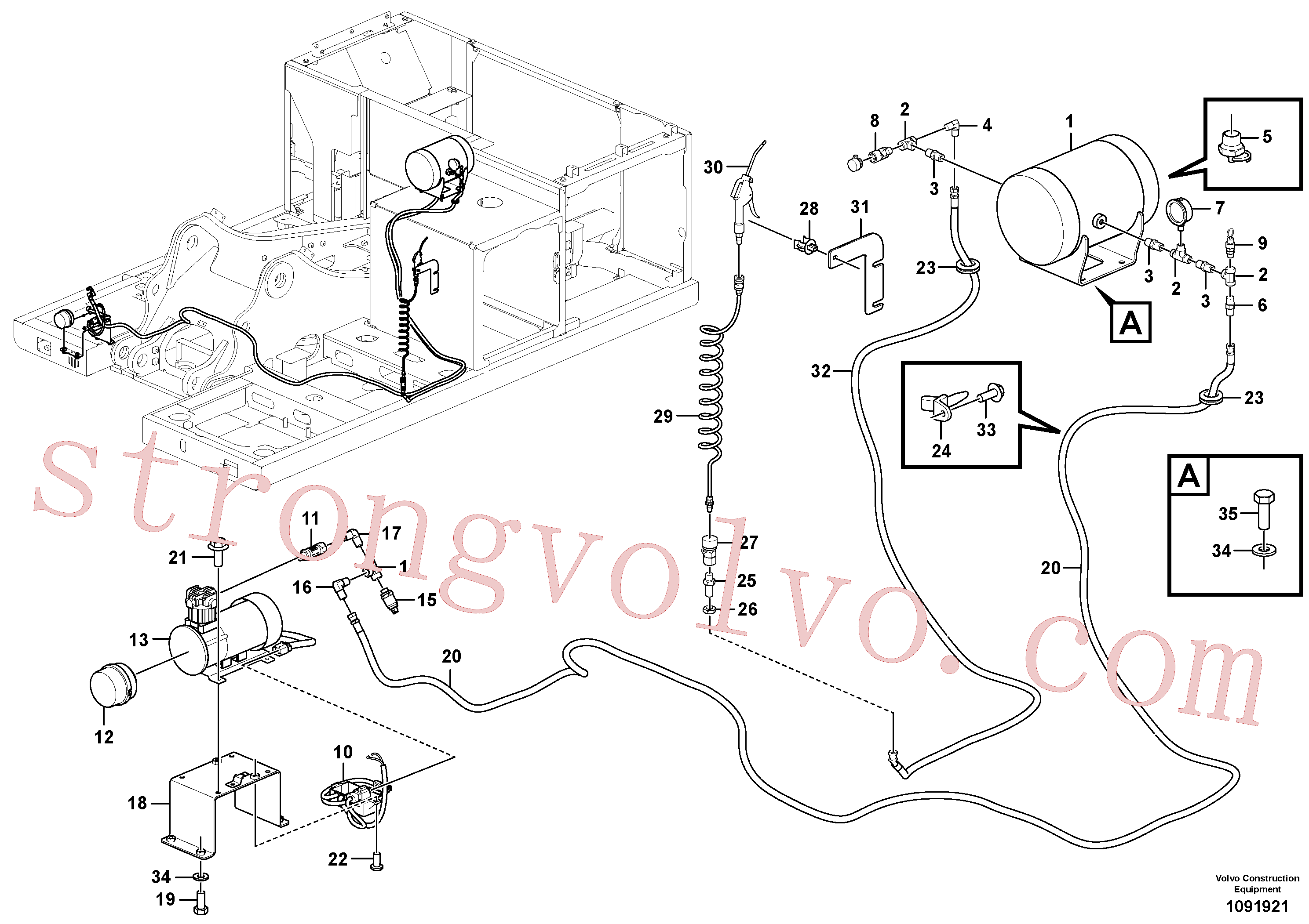VOE14596340 Volvo(1091921 Montagem)