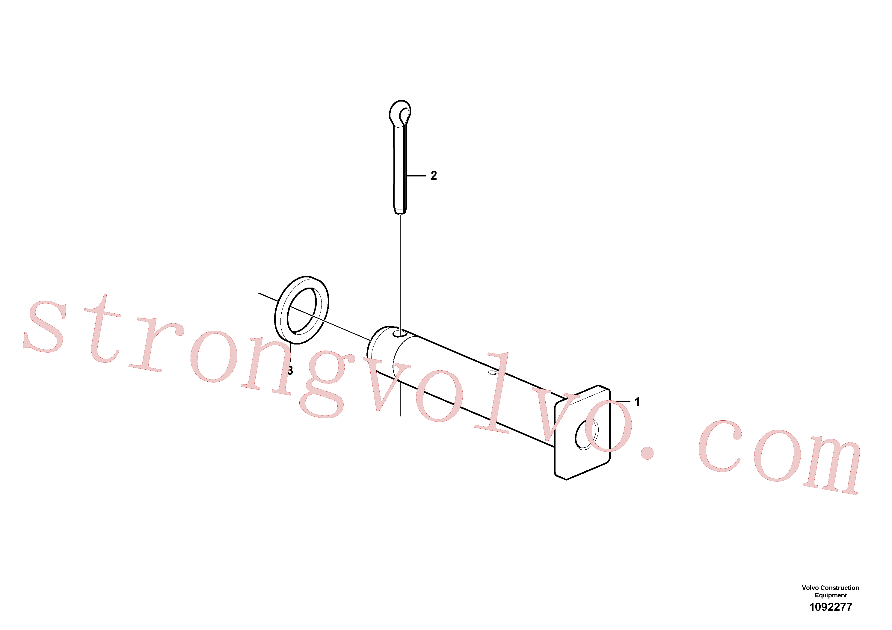 VOE11805812 Volvo Cavilhas para suporte de montagem(1092277 Montagem)