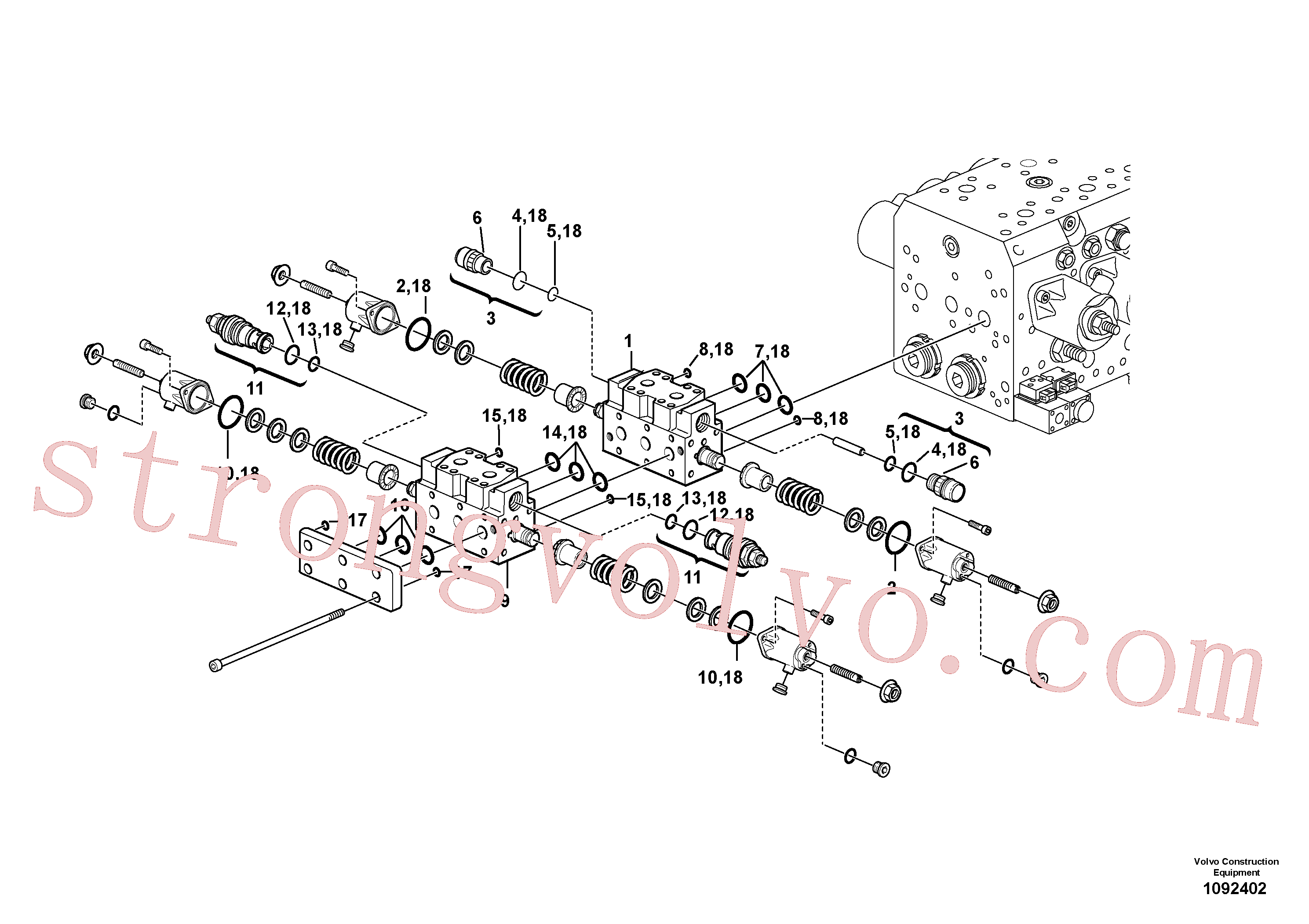VOE17261943 Volvo(1092402 Montagem)
