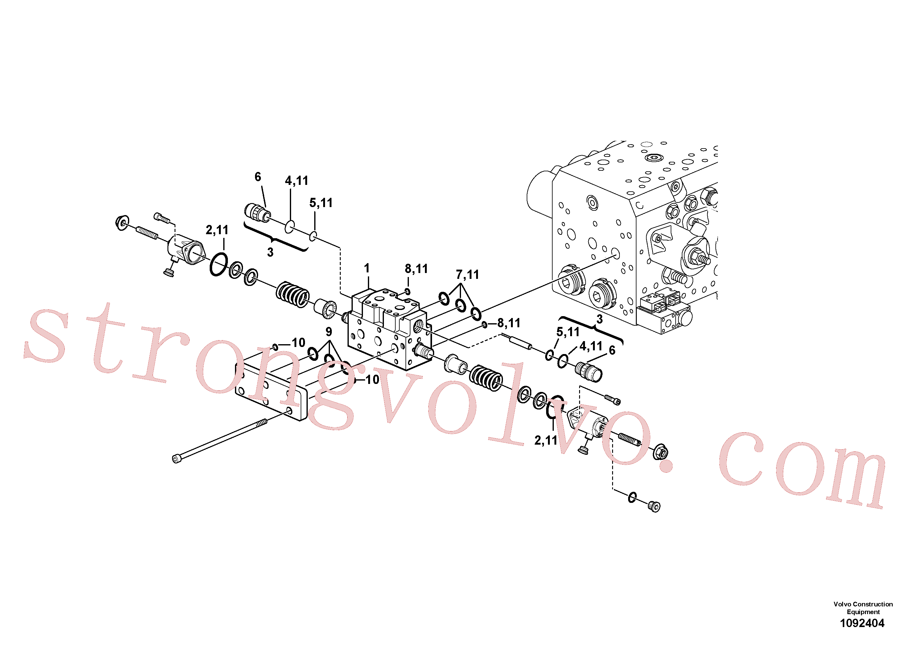 VOE17261943 Volvo(1092404 Montagem)
