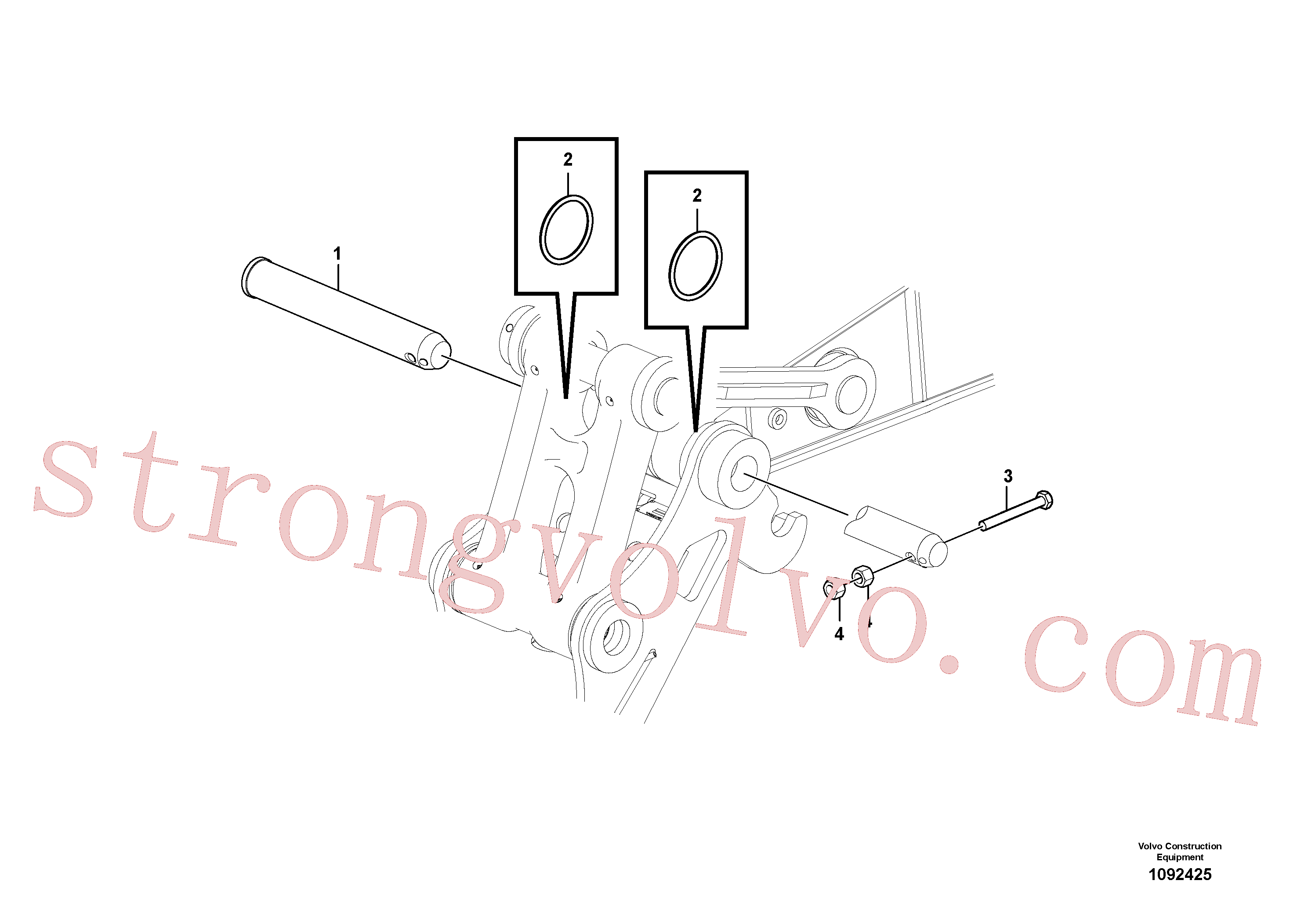 VOE14650979 Volvo Tirantes ao balde(1092425 Montagem)