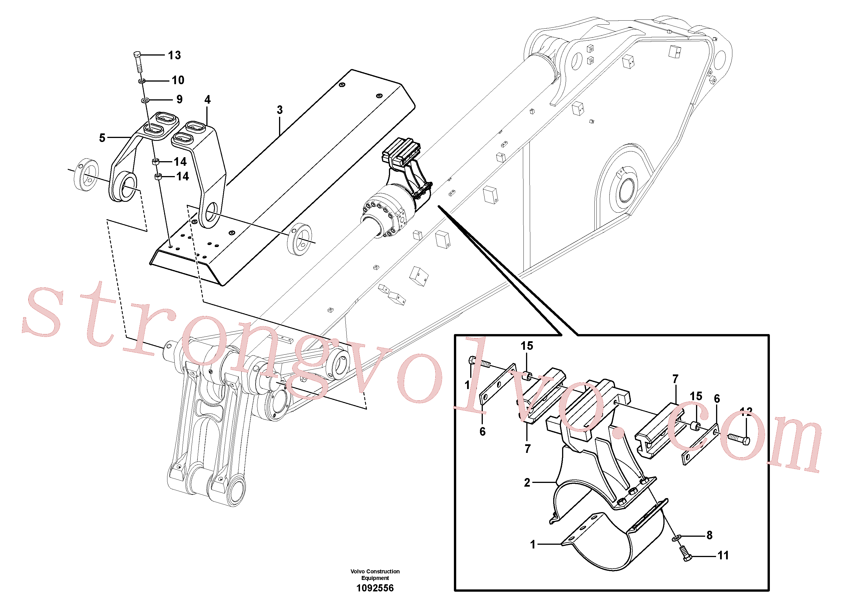VOE997449 Volvo Placa de protecção(1092556 Montagem)