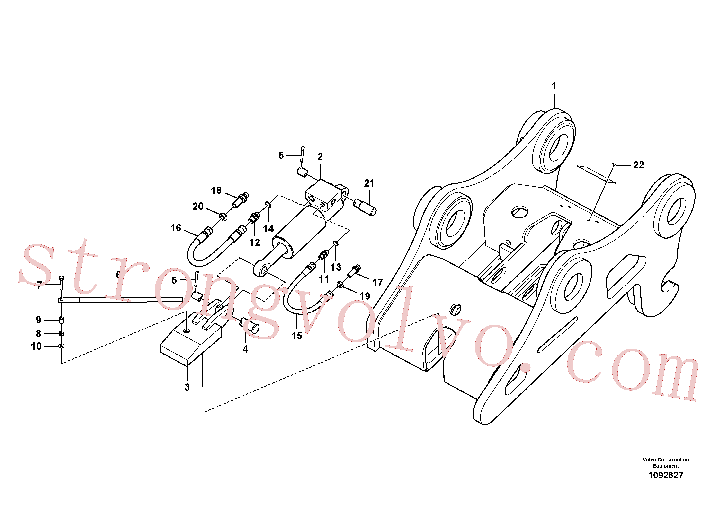 Atacado VOE14609909 Indicador Volvo escavadeira