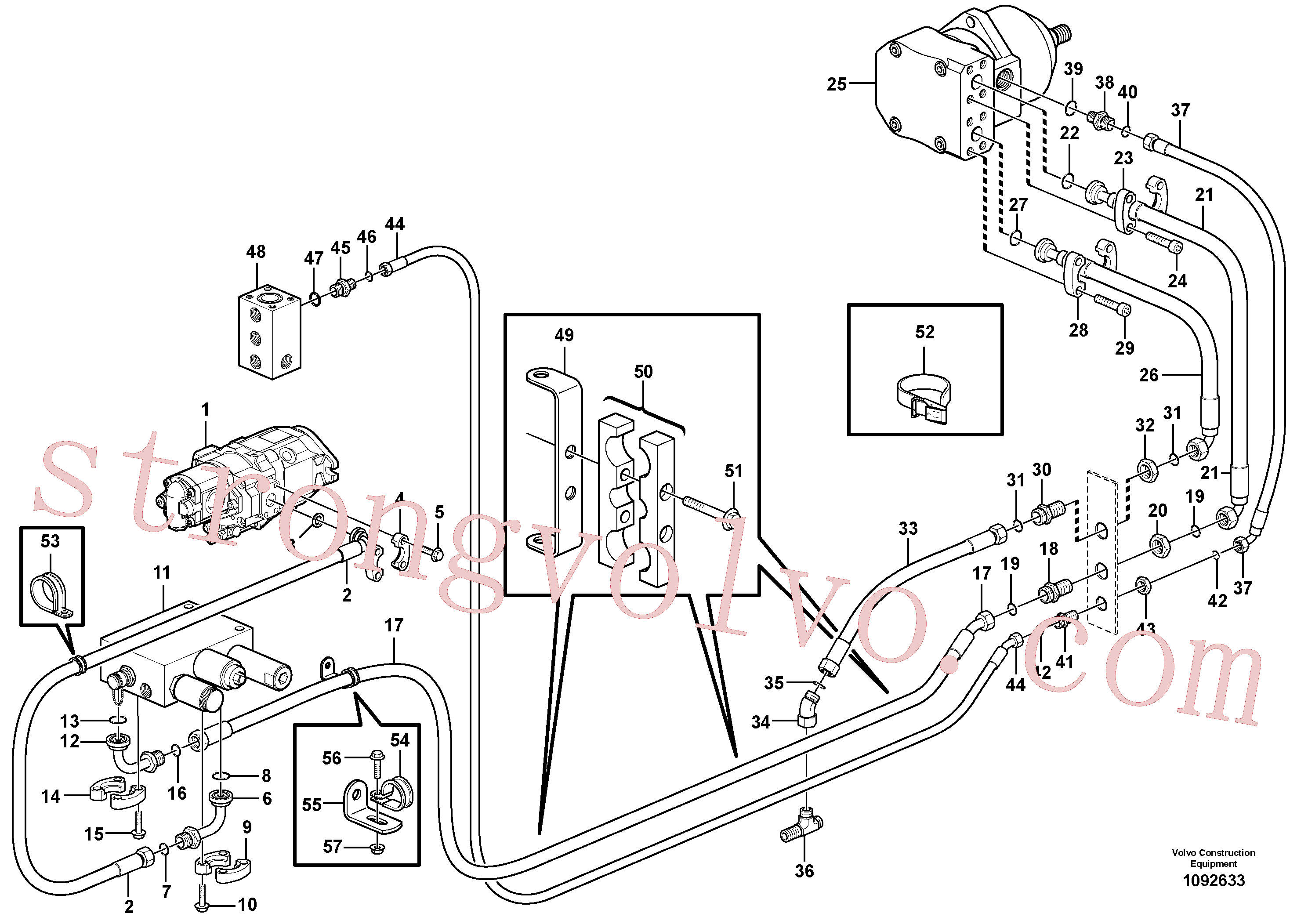 VOE11431648 Volvo Ventilador(1092633 Montagem)