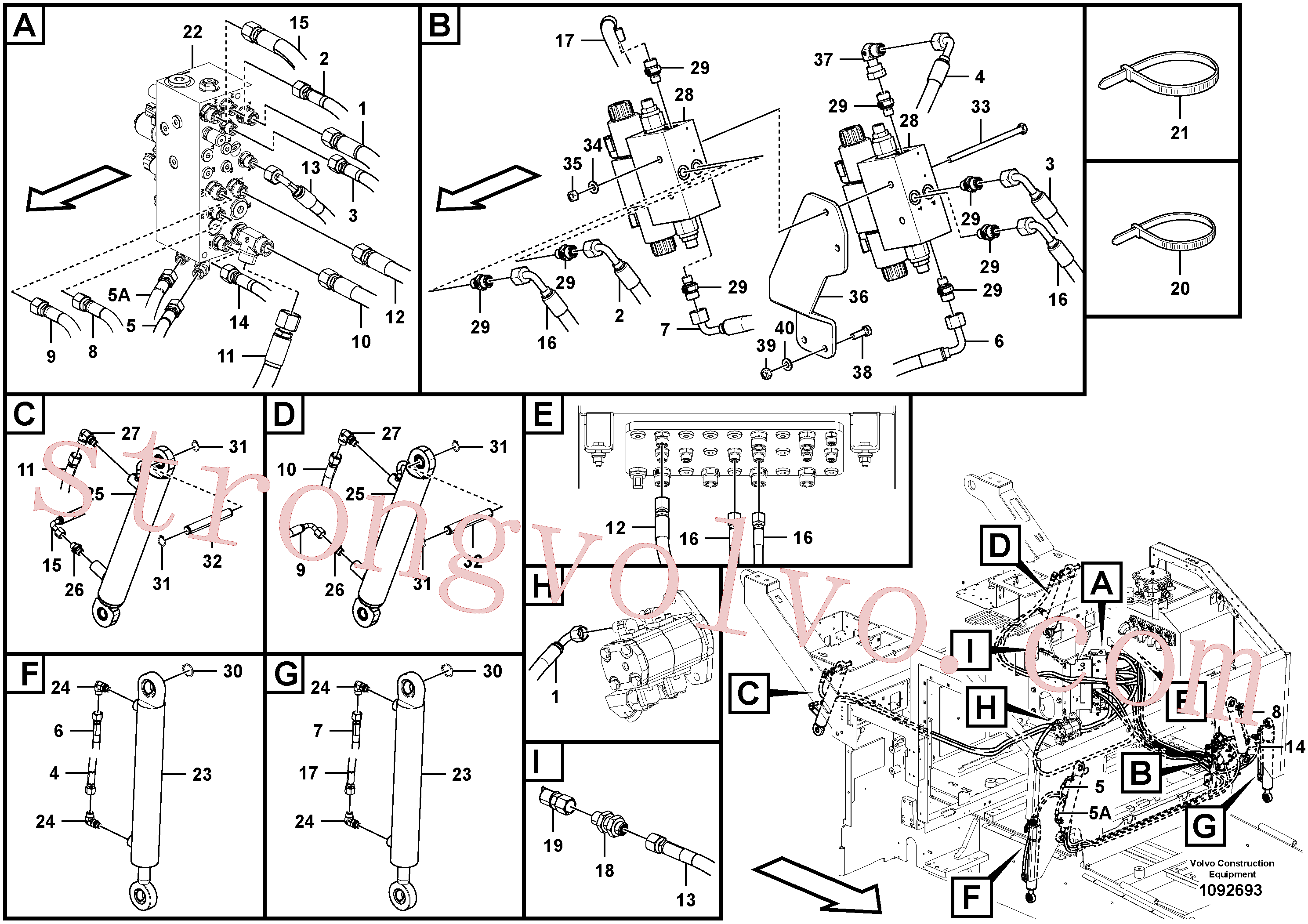 VOE15800455 Volvo(1092693 Montagem)