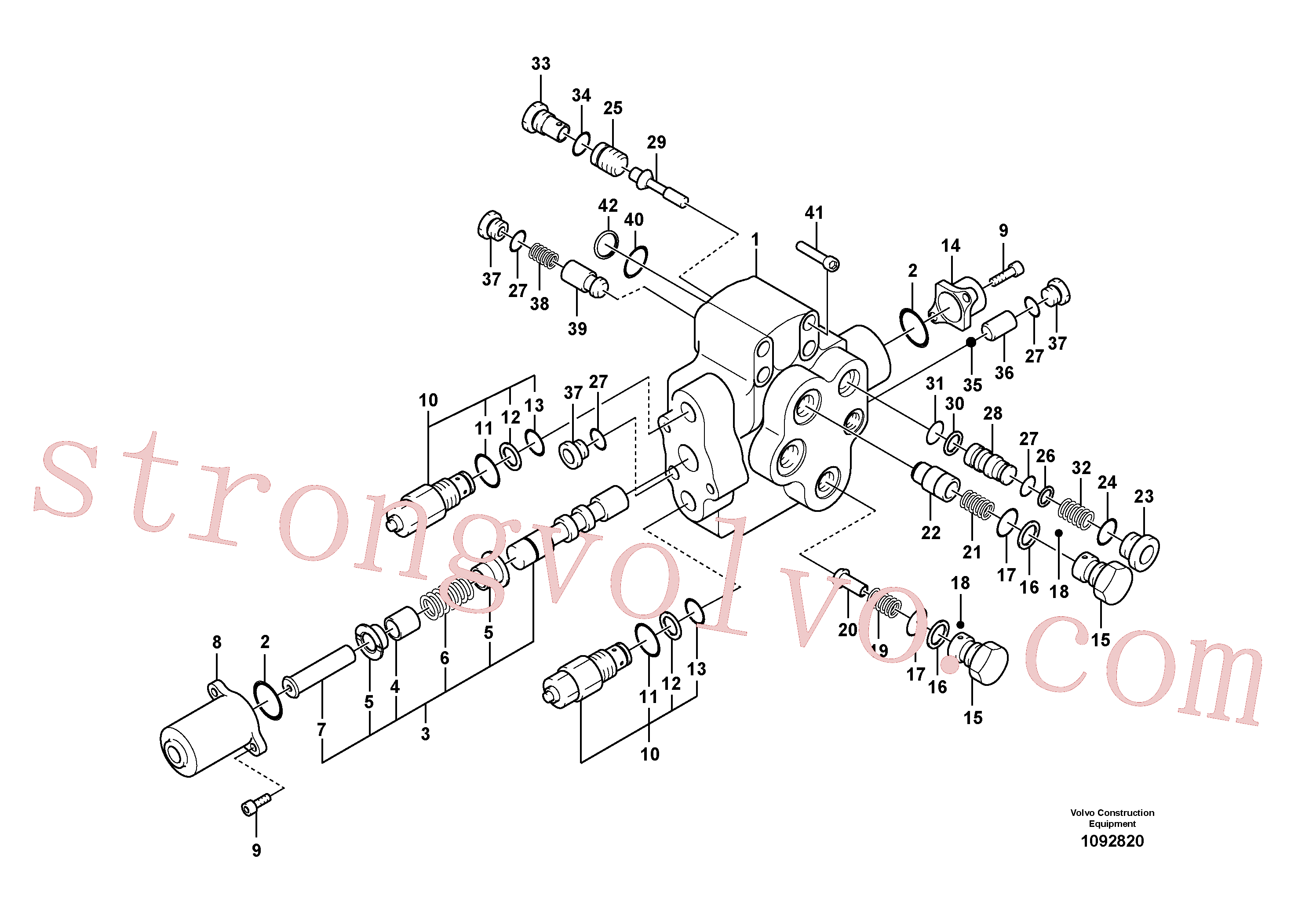 Volvo Montagem VOE14526251 Mola Acessórios