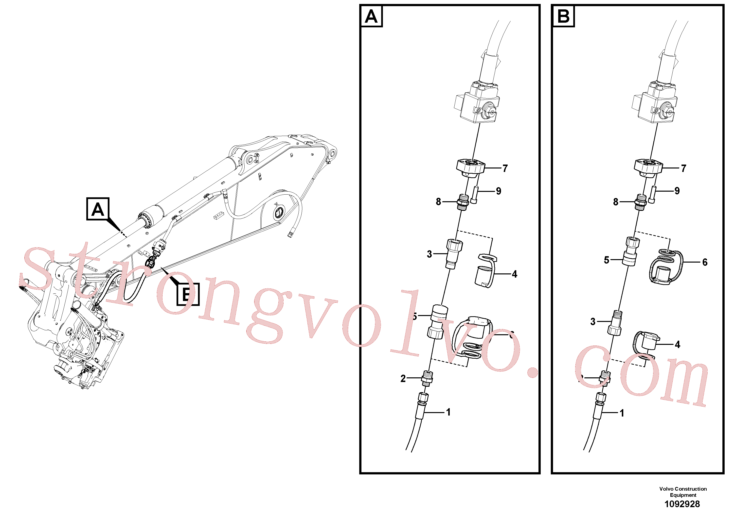 Volvo Montagem VOE11305833 Tampa proteção Acessórios