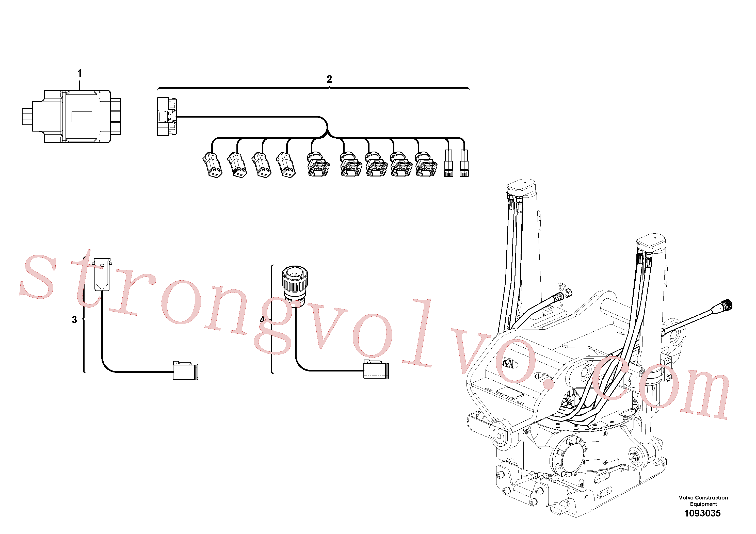 Volvo Acessórios para escavadeira VOE14657306 Unidade de comando Acessórios