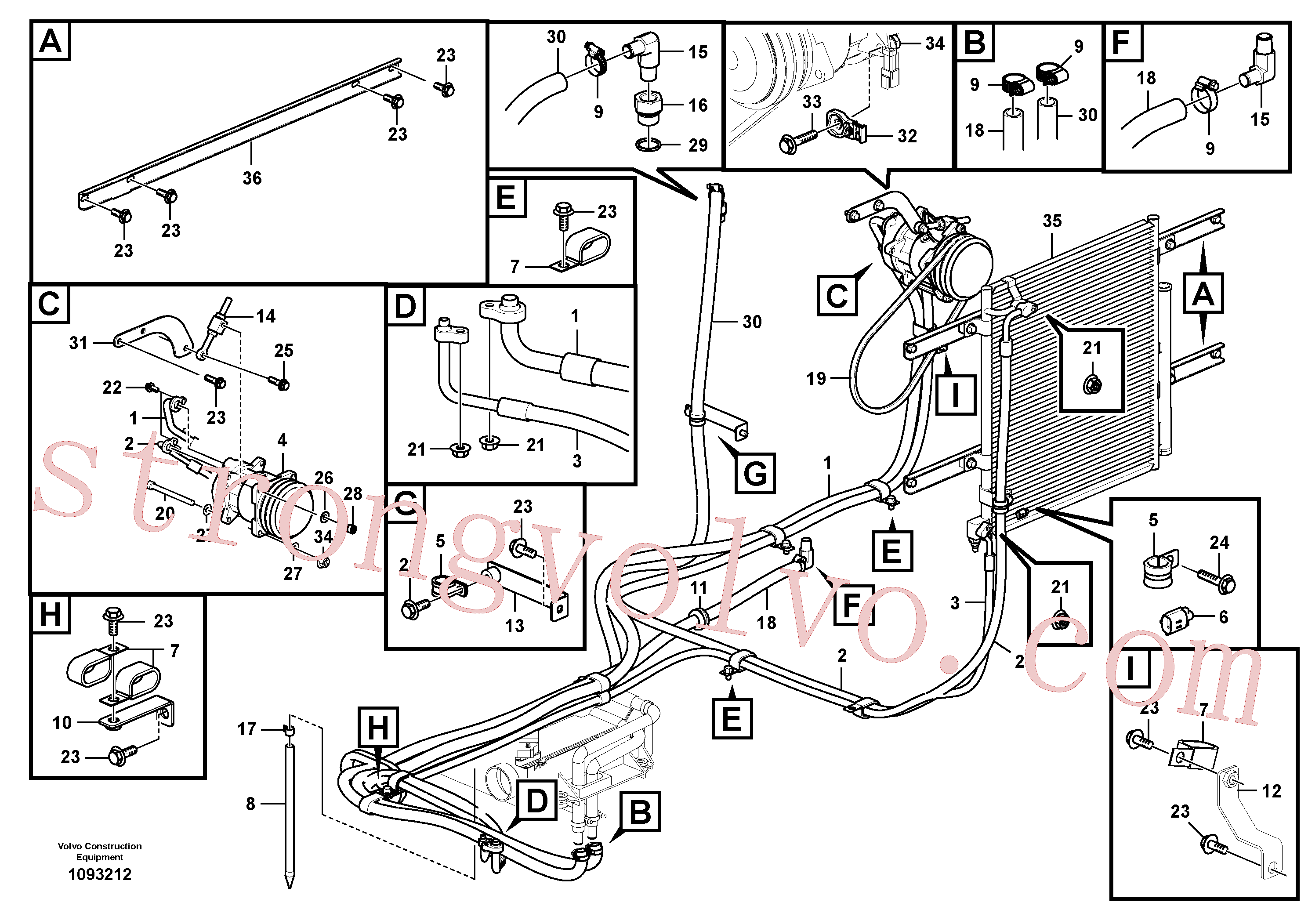 Volvo Montagem VOE997868 Hex. Socket Scr Acessórios
