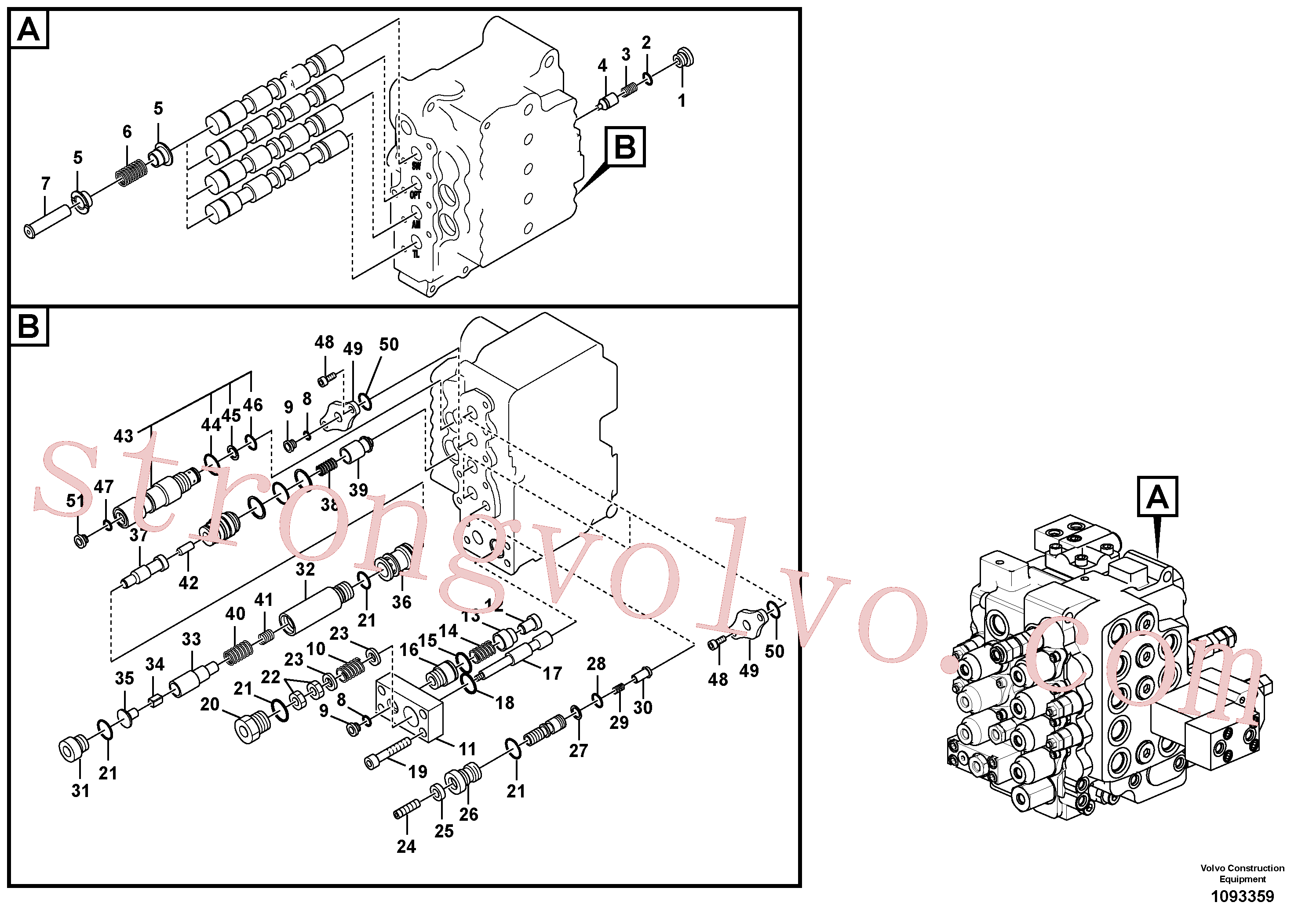 Volvo Montagem SA8230-32810 Cap Acessórios