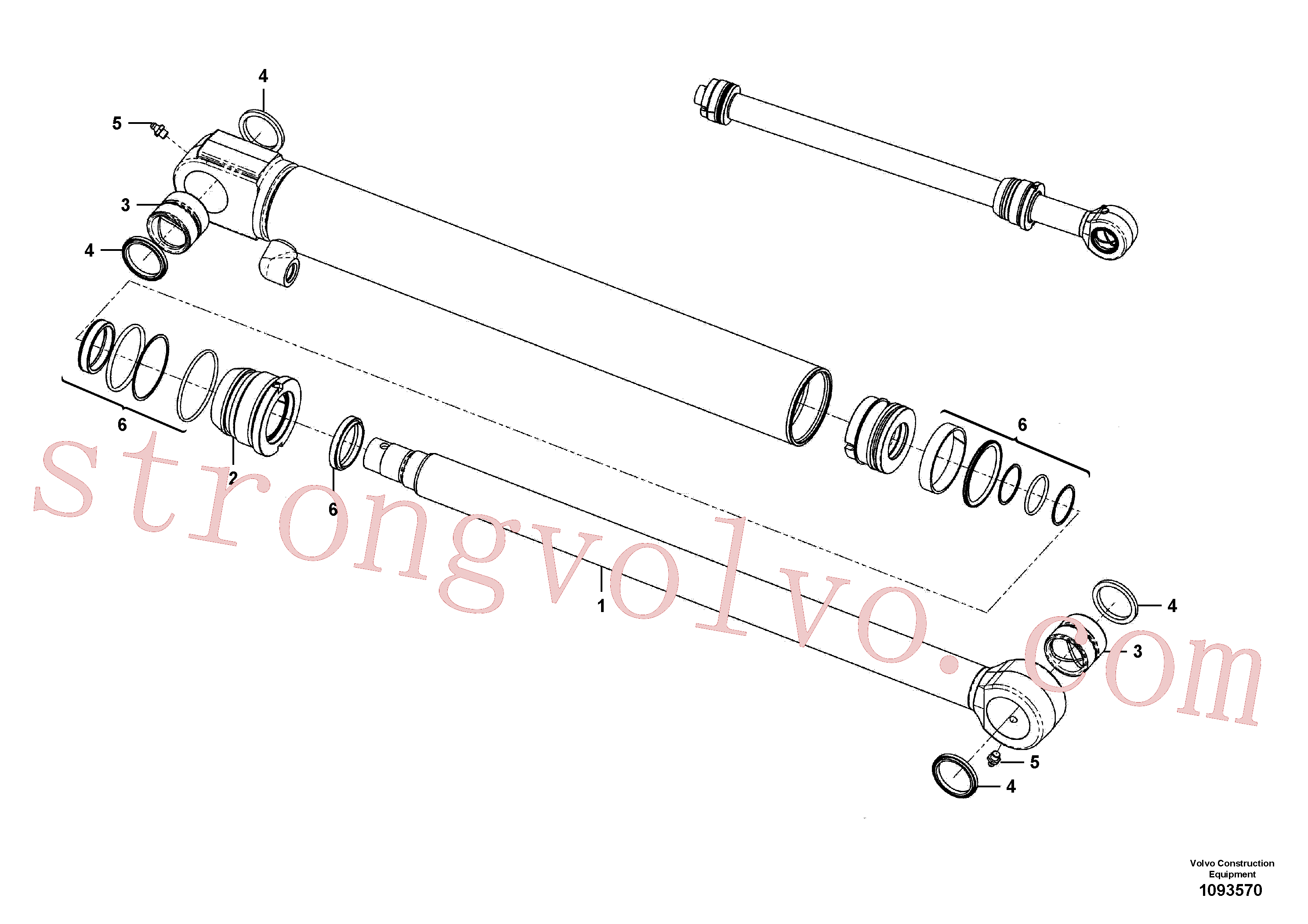 Volvo VOE17488656 Jogo de vedação Volvo Acessórios para escavadeira